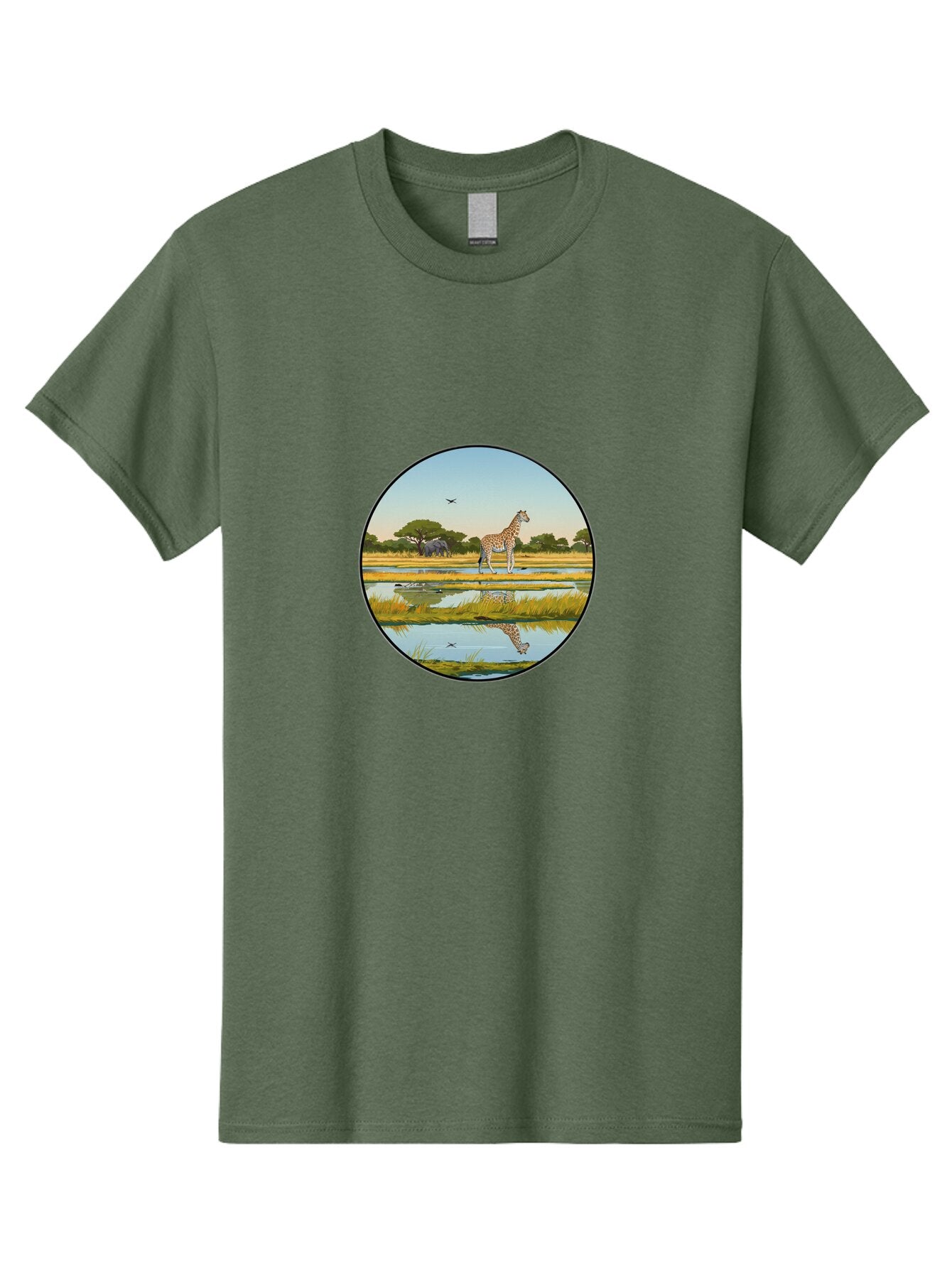 Giraffe-Scene Men'S Graphic Tee, 100% Cotton, Comfortable Casual Summer Wear, Machine Washable, Vintage Camera, Old Camera, Antique Camera, Black Camera, Classic Photography, Photography Equipment, Nostalgic Device, Film Camera, Camera Art Bam545 10
