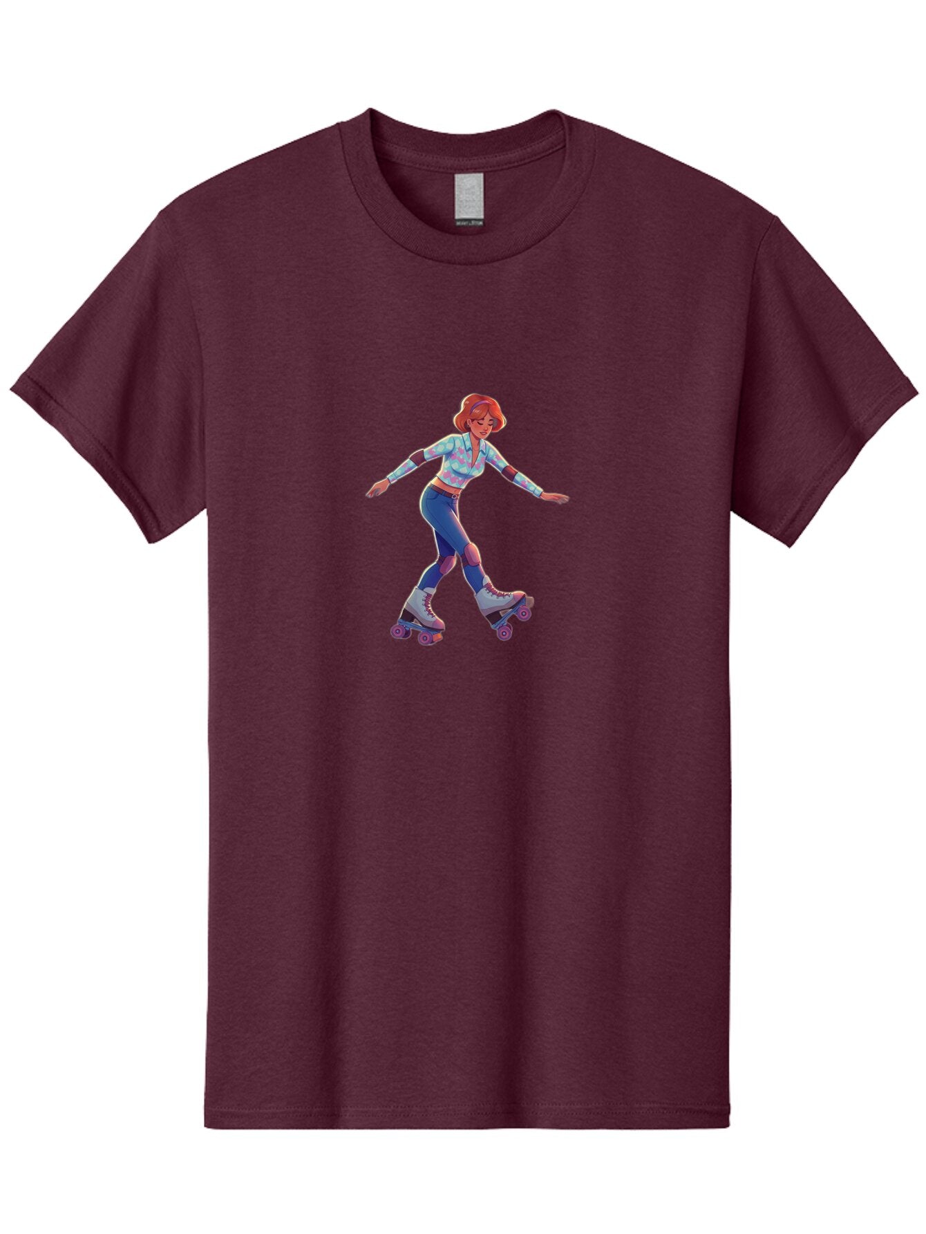 Girl-Roller-Skating Men'S Graphic Tee, 100% Cotton, Comfortable Casual Summer Wear, Machine Washable, Vintage Camera, Old Camera, Antique Camera, Black Camera, Classic Photography, Photography Equipment, Nostalgic Device, Film Camera, Bam546 12