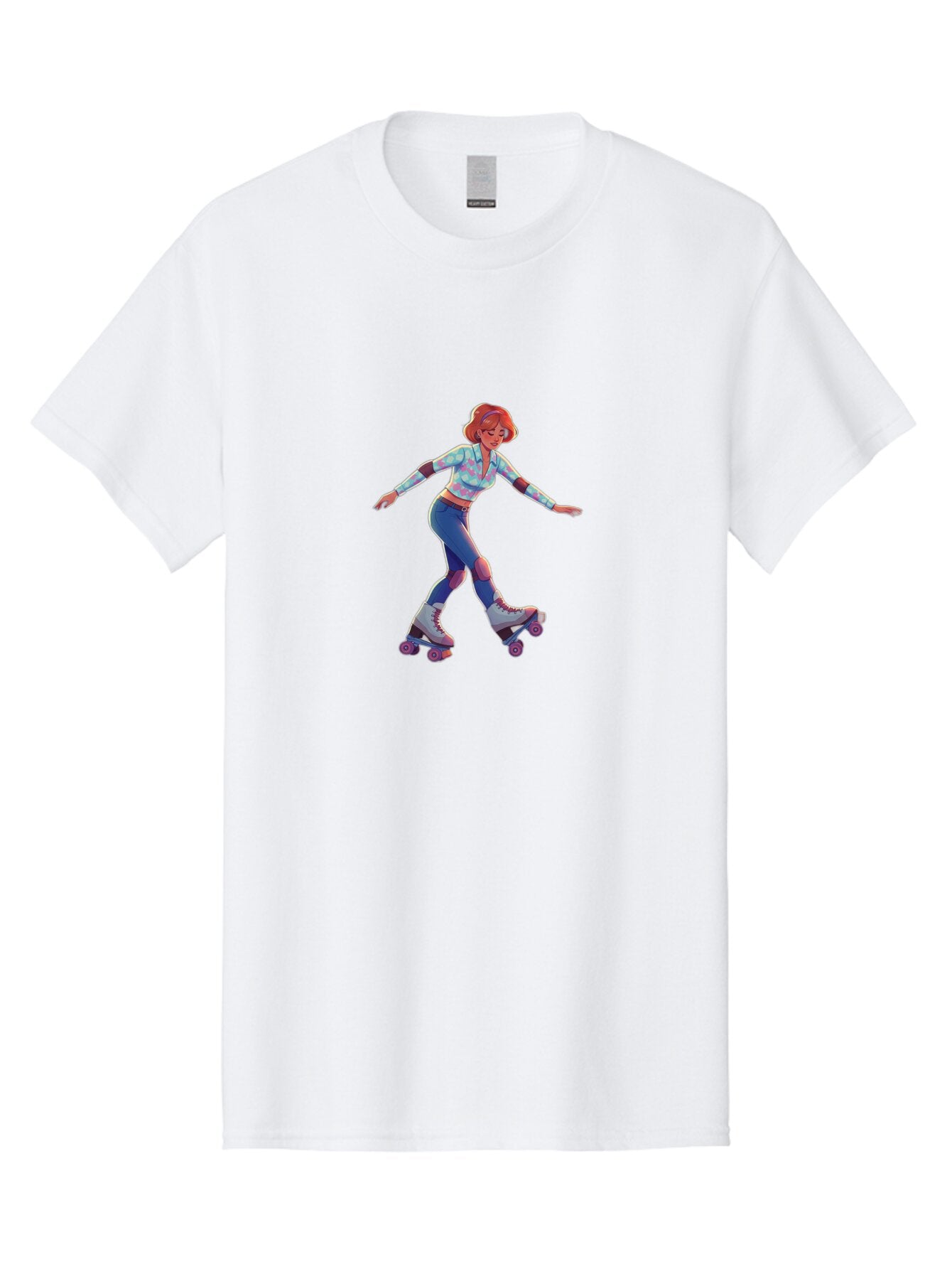 Girl-Roller-Skating Men'S Graphic Tee, 100% Cotton, Comfortable Casual Summer Wear, Machine Washable, Vintage Camera, Old Camera, Antique Camera, Black Camera, Classic Photography, Photography Equipment, Nostalgic Device, Film Camera, Bam546 8