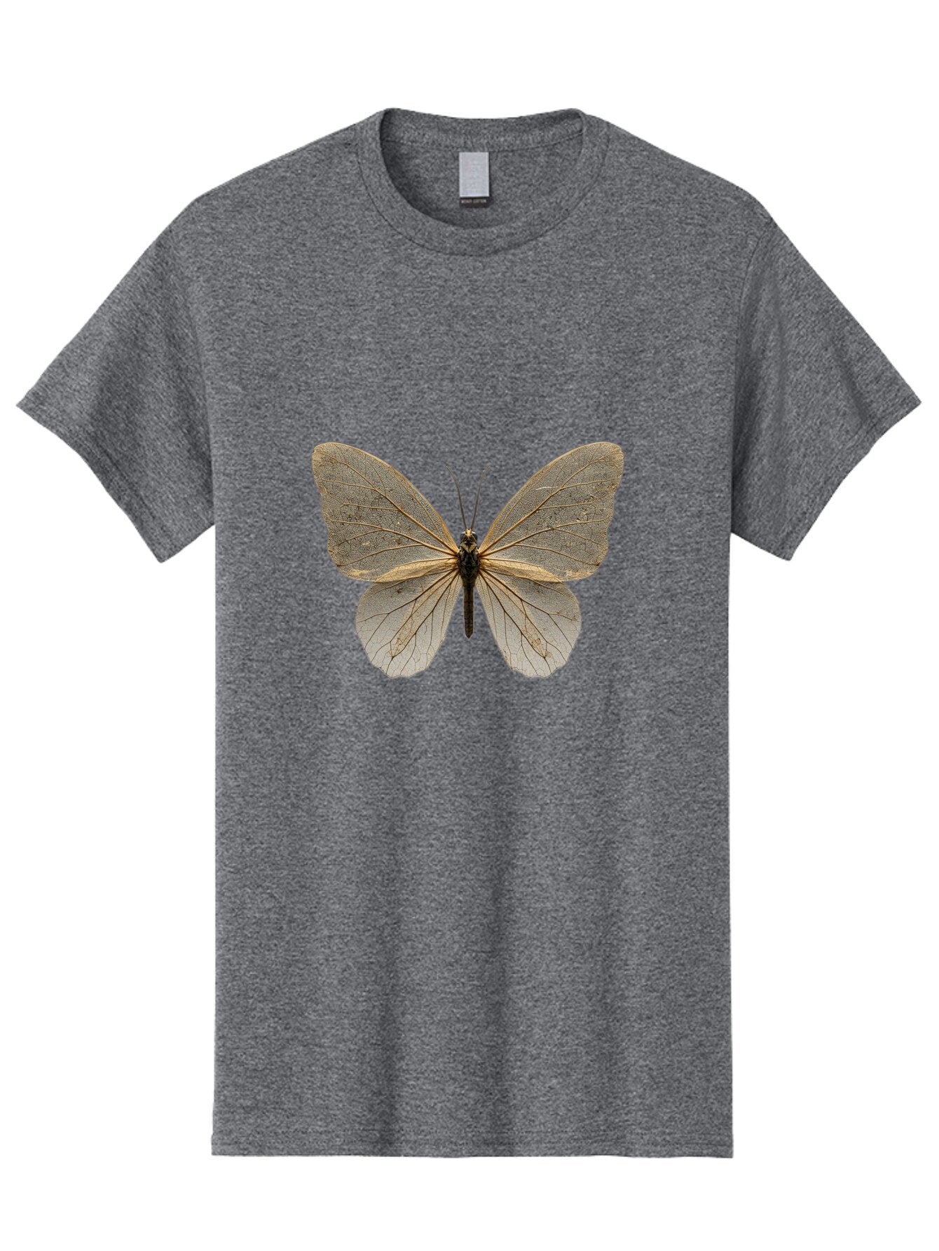 Glasswing-Butterfly Men'S Graphic Tee, 100% Cotton, Comfortable Casual Summer Wear, Machine Washable, Vintage Camera, Old Camera, Antique Camera, Black Camera, Classic Photography, Photography Equipment, Nostalgic Device, Film Camera, Bam547 8
