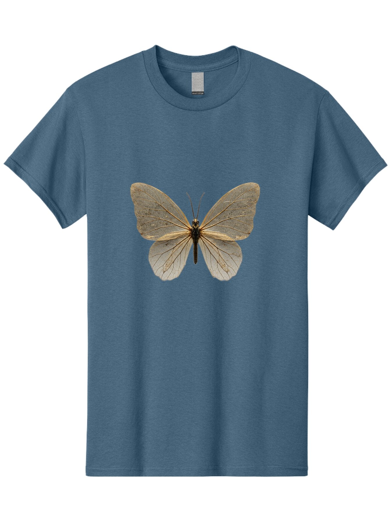 Glasswing-Butterfly Men'S Graphic Tee, 100% Cotton, Comfortable Casual Summer Wear, Machine Washable, Vintage Camera, Old Camera, Antique Camera, Black Camera, Classic Photography, Photography Equipment, Nostalgic Device, Film Camera, Bam547 13