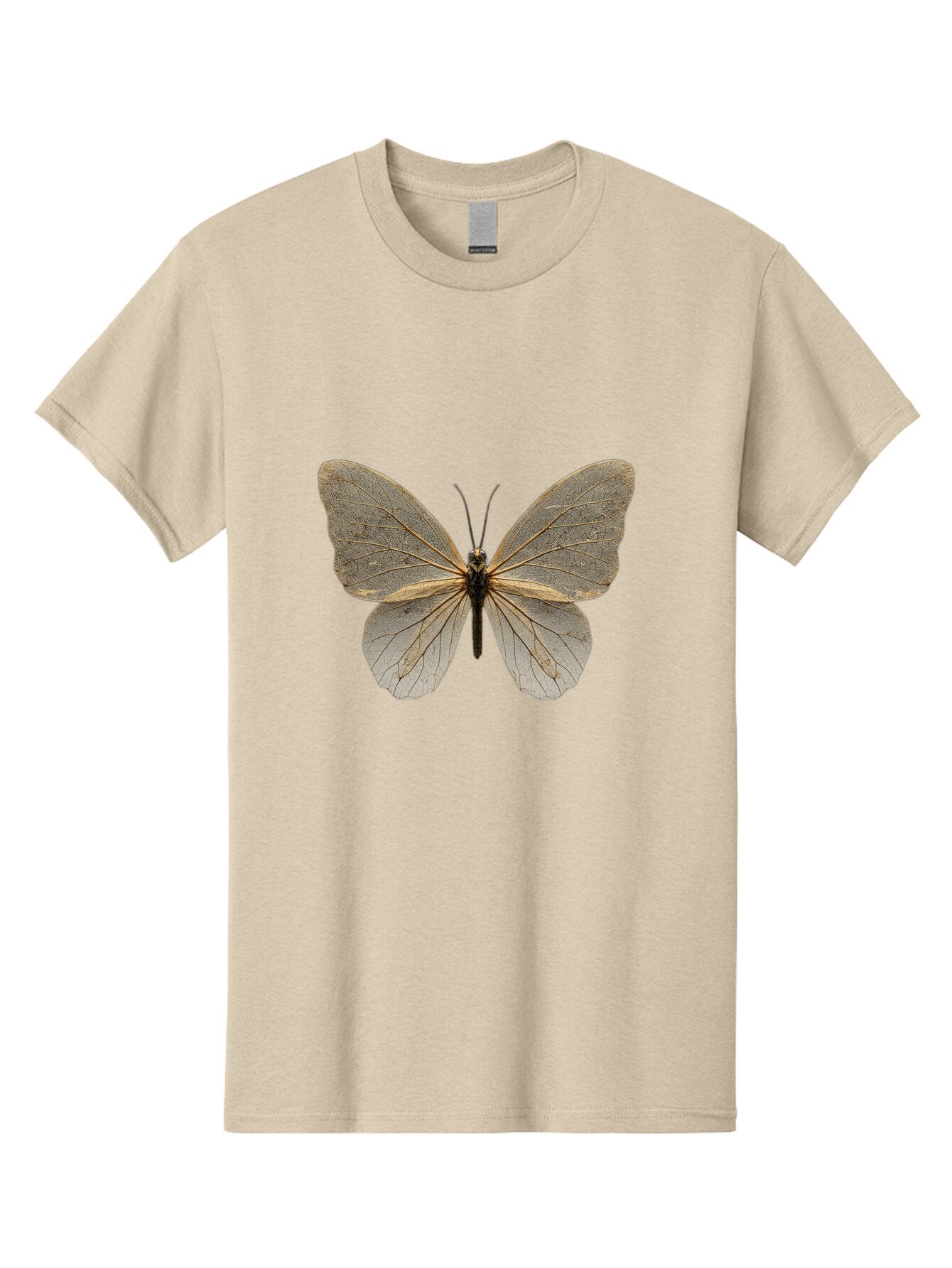 Glasswing-Butterfly Men'S Graphic Tee, 100% Cotton, Comfortable Casual Summer Wear, Machine Washable, Vintage Camera, Old Camera, Antique Camera, Black Camera, Classic Photography, Photography Equipment, Nostalgic Device, Film Camera, Bam547 10