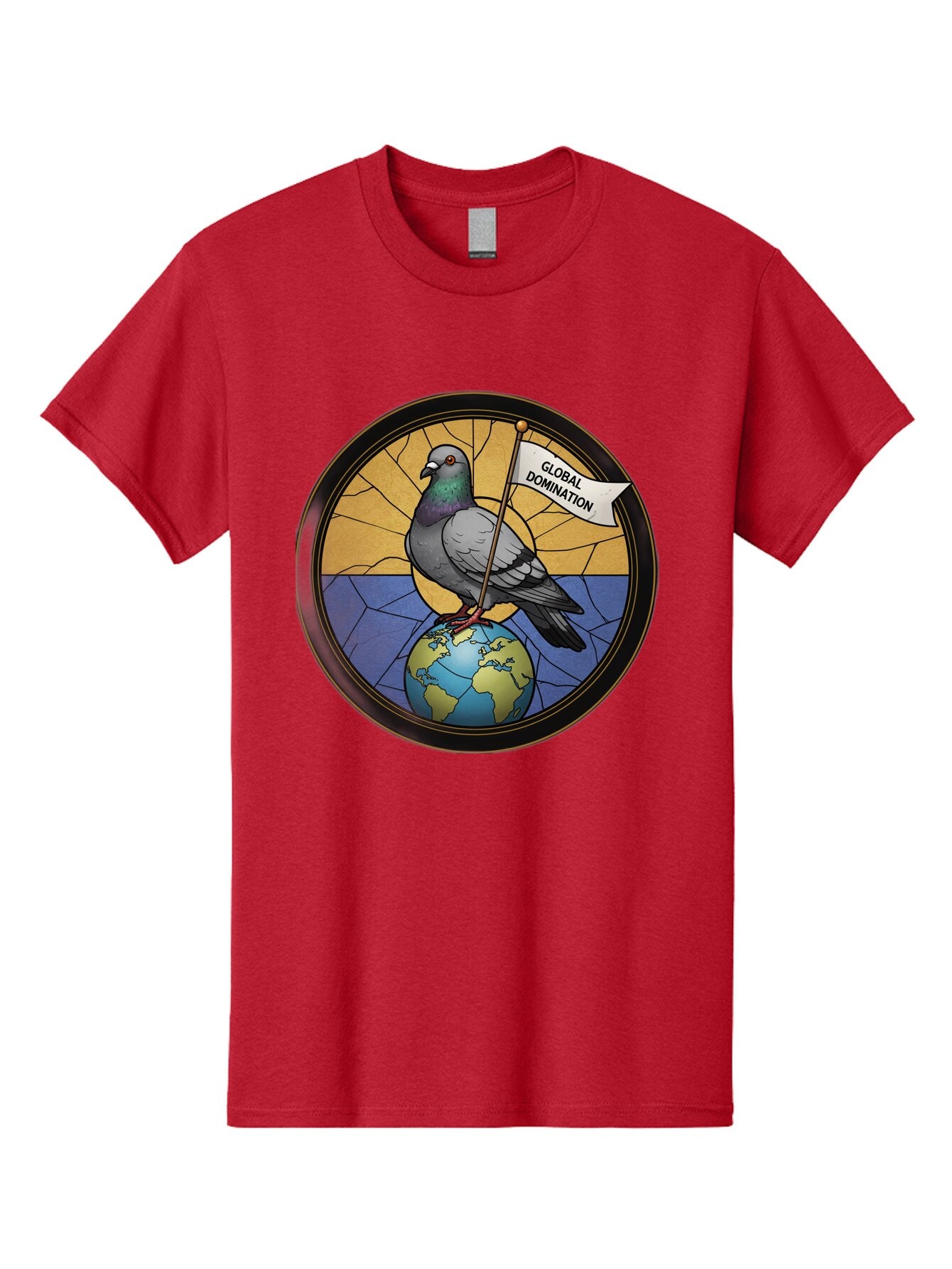 Global-Domination-Pigeon Men'S Graphic Tee, 100% Cotton, Comfortable Casual Summer Wear, Machine Washable, Vintage Camera, Old Camera, Antique Camera, Black Camera, Classic Photography, Photography Equipment, Nostalgic Device, Film Camera, Bam549 14
