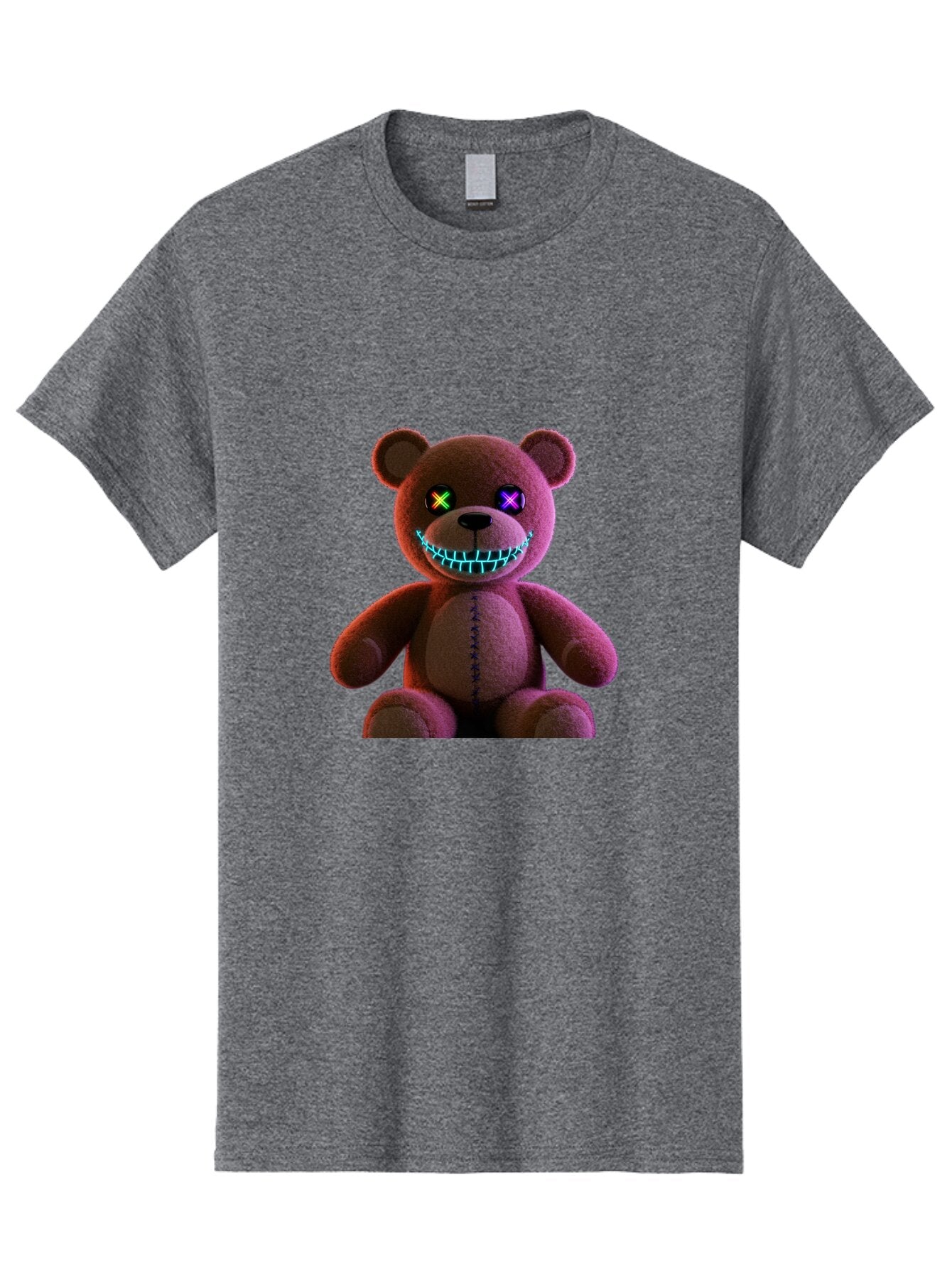 Glowing-Eyes-Teddy-Bear Men'S Graphic Tee, 100% Cotton, Comfortable Casual Summer Wear, Machine Washable, Vintage Camera, Old Camera, Antique Camera, Black Camera, Classic Photography, Photography Equipment, Nostalgic Device, Film Camera, Bam552 6