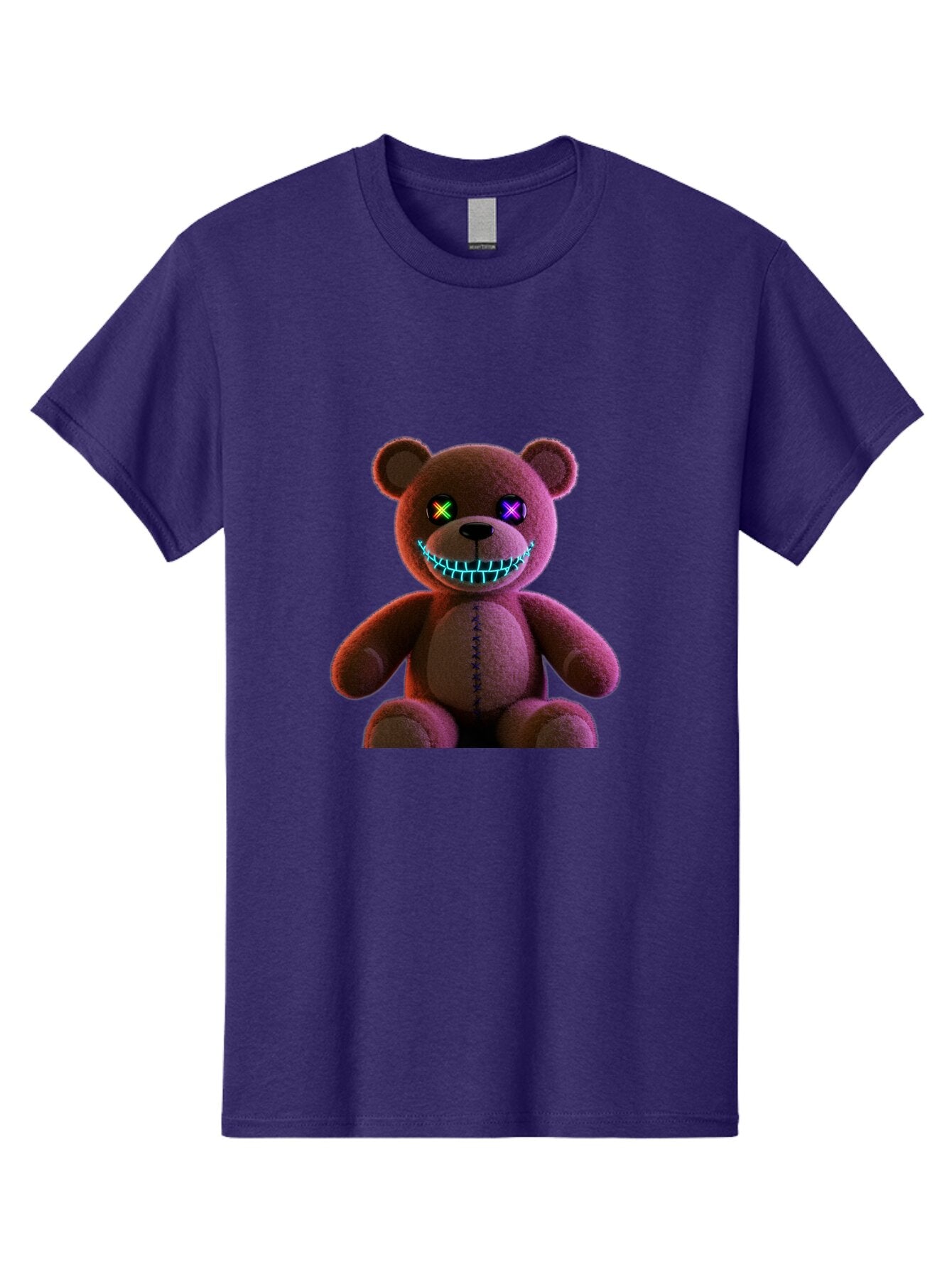 Glowing-Eyes-Teddy-Bear Men'S Graphic Tee, 100% Cotton, Comfortable Casual Summer Wear, Machine Washable, Vintage Camera, Old Camera, Antique Camera, Black Camera, Classic Photography, Photography Equipment, Nostalgic Device, Film Camera, Bam552 5