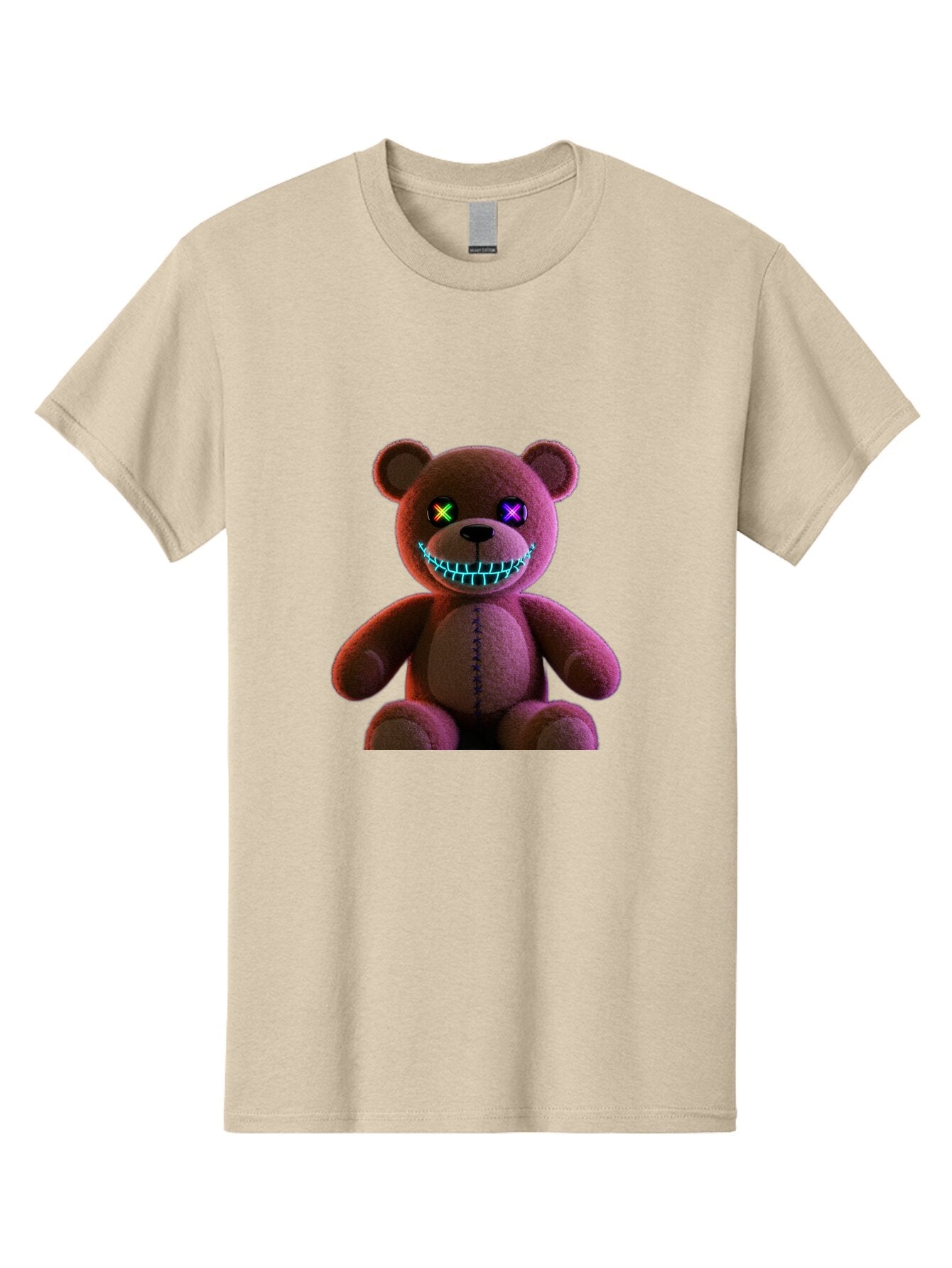Glowing-Eyes-Teddy-Bear Men'S Graphic Tee, 100% Cotton, Comfortable Casual Summer Wear, Machine Washable, Vintage Camera, Old Camera, Antique Camera, Black Camera, Classic Photography, Photography Equipment, Nostalgic Device, Film Camera, Bam552 15
