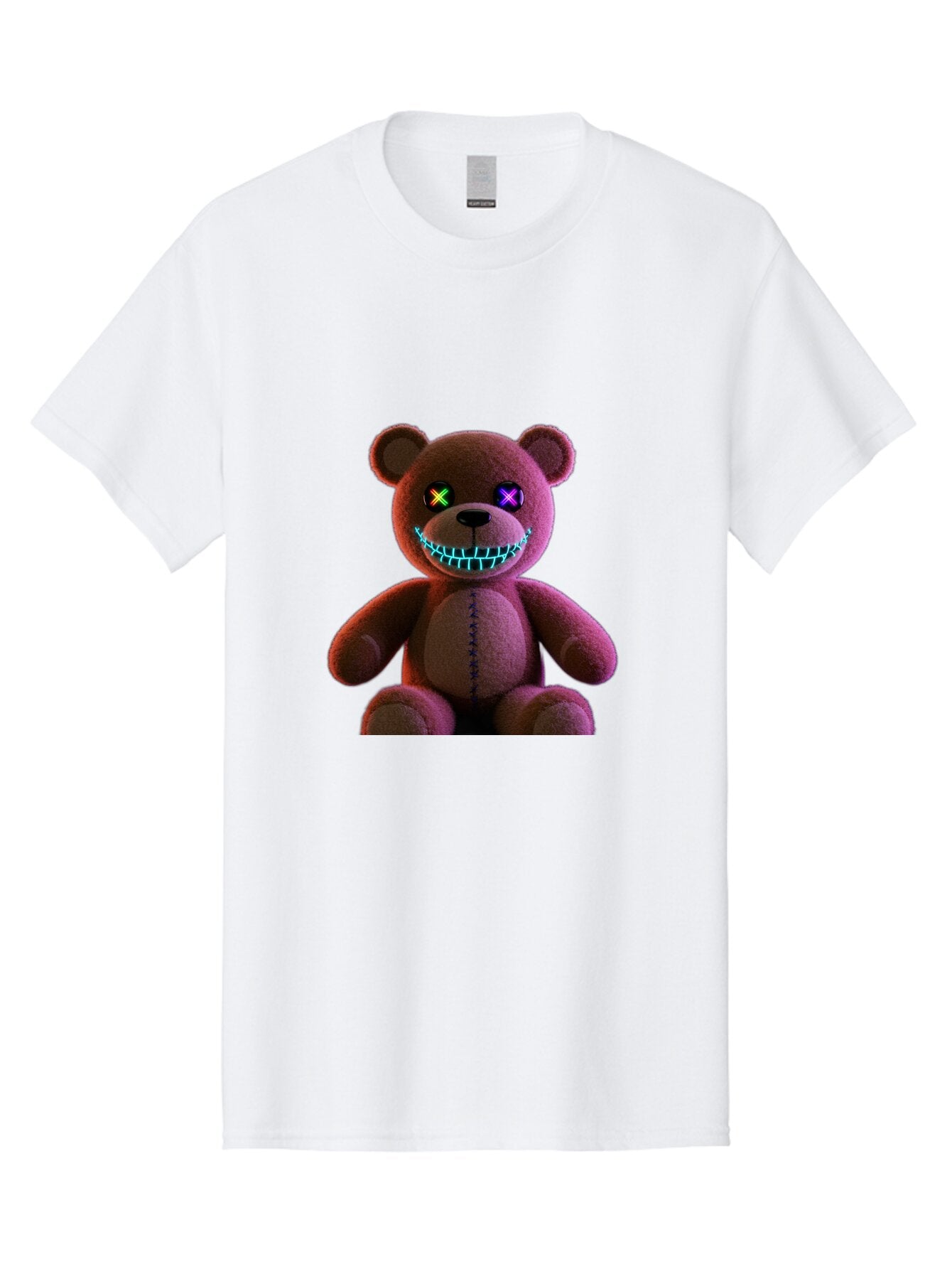 Glowing-Eyes-Teddy-Bear Men'S Graphic Tee, 100% Cotton, Comfortable Casual Summer Wear, Machine Washable, Vintage Camera, Old Camera, Antique Camera, Black Camera, Classic Photography, Photography Equipment, Nostalgic Device, Film Camera, Bam552 10