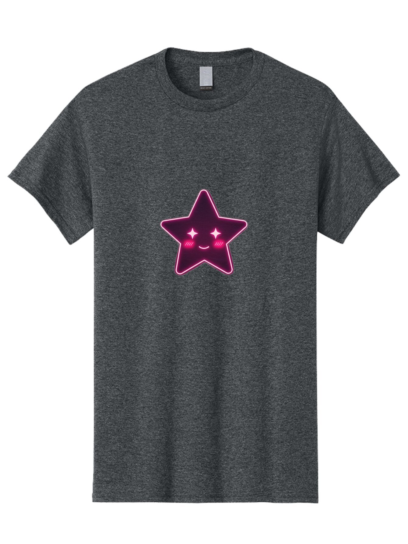 Glowing-Pink-Star Men'S Graphic Tee, 100% Cotton, Comfortable Casual Summer Wear, Machine Washable, Vintage Camera, Old Camera, Antique Camera, Black Camera, Classic Photography, Photography Equipment, Nostalgic Device, Film Camera, Camera Art Bam555