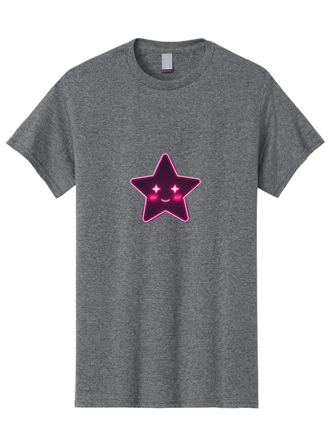 Glowing-Pink-Star Men'S Graphic Tee, 100% Cotton, Comfortable Casual Summer Wear, Machine Washable, Vintage Camera, Old Camera, Antique Camera, Black Camera, Classic Photography, Photography Equipment, Nostalgic Device, Film Camera, Camera Art Bam555 7