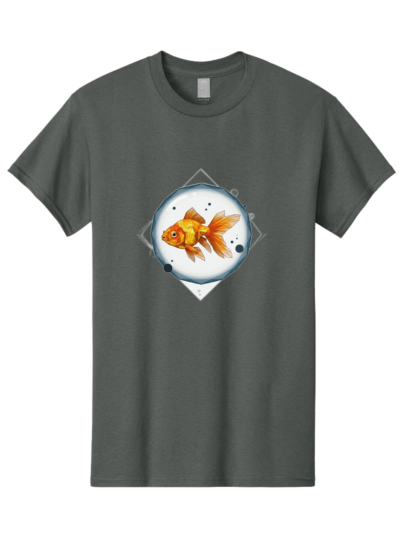 Goldfish-1 Men'S Graphic Tee, 100% Cotton, Comfortable Casual Summer Wear, Machine Washable, Vintage Camera, Old Camera, Antique Camera, Black Camera, Classic Photography, Photography Equipment, Nostalgic Device, Film Camera, Camera Art Bam560 3