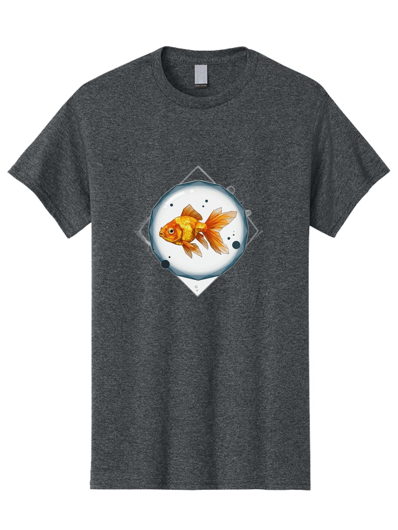 Goldfish-1 Men'S Graphic Tee, 100% Cotton, Comfortable Casual Summer Wear, Machine Washable, Vintage Camera, Old Camera, Antique Camera, Black Camera, Classic Photography, Photography Equipment, Nostalgic Device, Film Camera, Camera Art Bam560 6