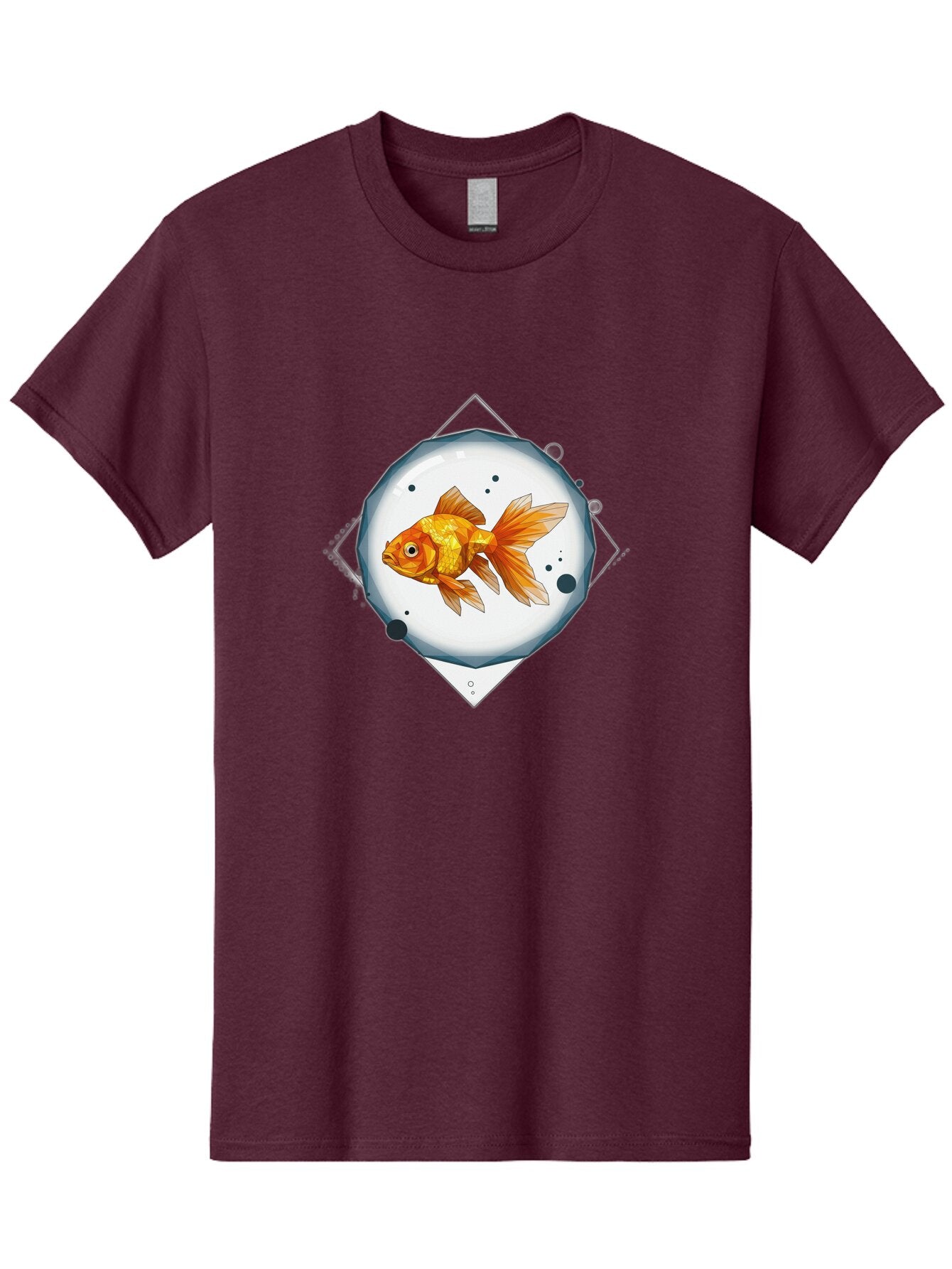Goldfish-1 Men'S Graphic Tee, 100% Cotton, Comfortable Casual Summer Wear, Machine Washable, Vintage Camera, Old Camera, Antique Camera, Black Camera, Classic Photography, Photography Equipment, Nostalgic Device, Film Camera, Camera Art Bam560 9