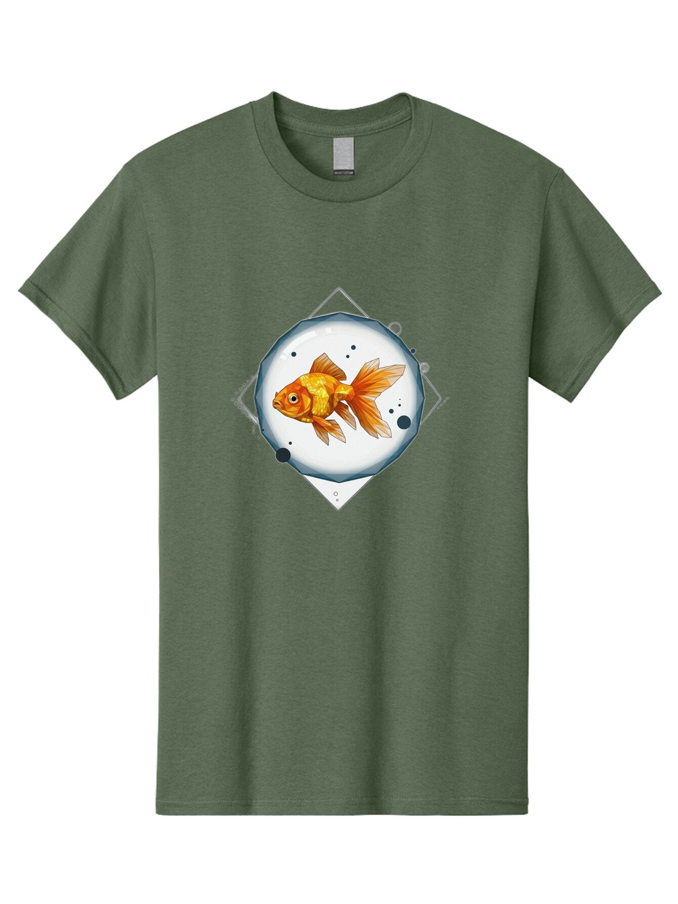 Goldfish-1 Men'S Graphic Tee, 100% Cotton, Comfortable Casual Summer Wear, Machine Washable, Vintage Camera, Old Camera, Antique Camera, Black Camera, Classic Photography, Photography Equipment, Nostalgic Device, Film Camera, Camera Art Bam560 11