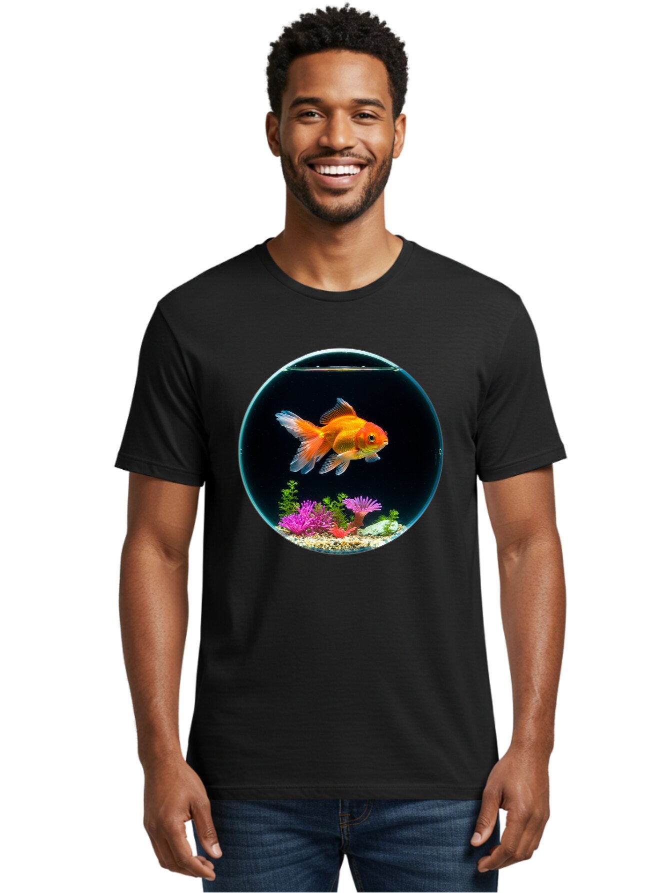Goldfish-Bowl Men'S Graphic Tee, 100% Cotton, Comfortable Casual Summer Wear, Machine Washable, Vintage Camera, Old Camera, Antique Camera, Black Camera, Classic Photography, Photography Equipment, Nostalgic Device, Film Camera, Camera Art Bam561 26
