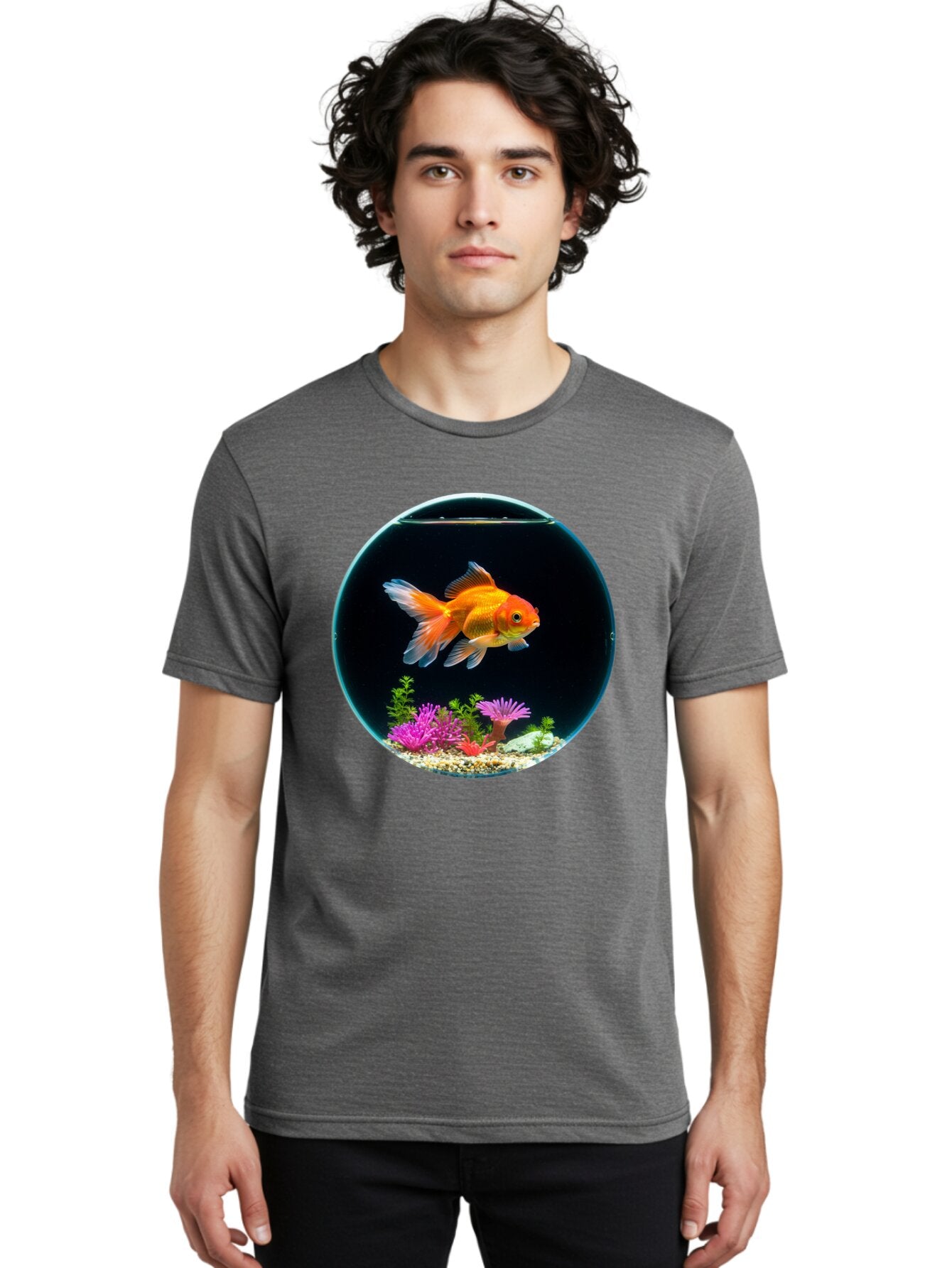 Goldfish-Bowl Men'S Graphic Tee, 100% Cotton, Comfortable Casual Summer Wear, Machine Washable, Vintage Camera, Old Camera, Antique Camera, Black Camera, Classic Photography, Photography Equipment, Nostalgic Device, Film Camera, Camera Art Bam561 21
