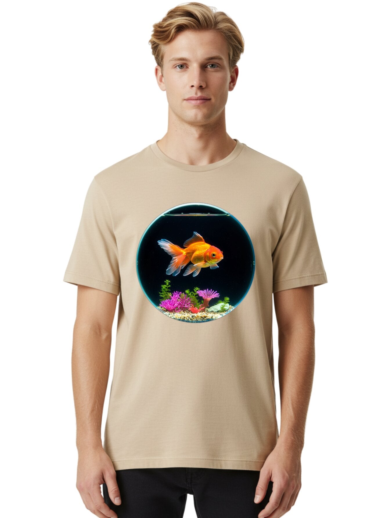 Goldfish-Bowl Men'S Graphic Tee, 100% Cotton, Comfortable Casual Summer Wear, Machine Washable, Vintage Camera, Old Camera, Antique Camera, Black Camera, Classic Photography, Photography Equipment, Nostalgic Device, Film Camera, Camera Art Bam561 29