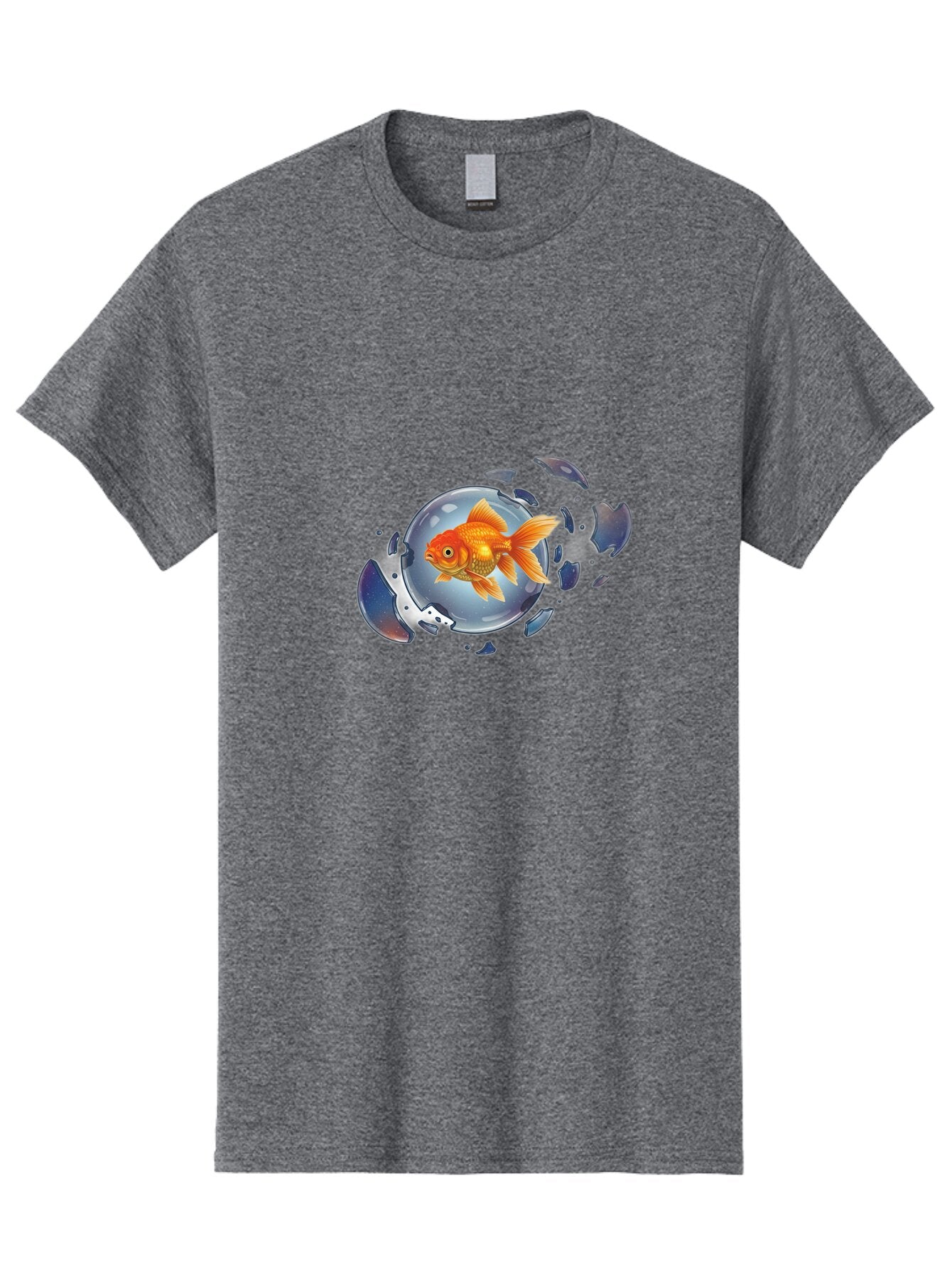 Goldfish-Breaking-Free Men'S Graphic Tee, 100% Cotton, Comfortable Casual Summer Wear, Machine Washable, Vintage Camera, Old Camera, Antique Camera, Black Camera, Classic Photography, Photography Equipment, Nostalgic Device, Film Camera, Bam562 3