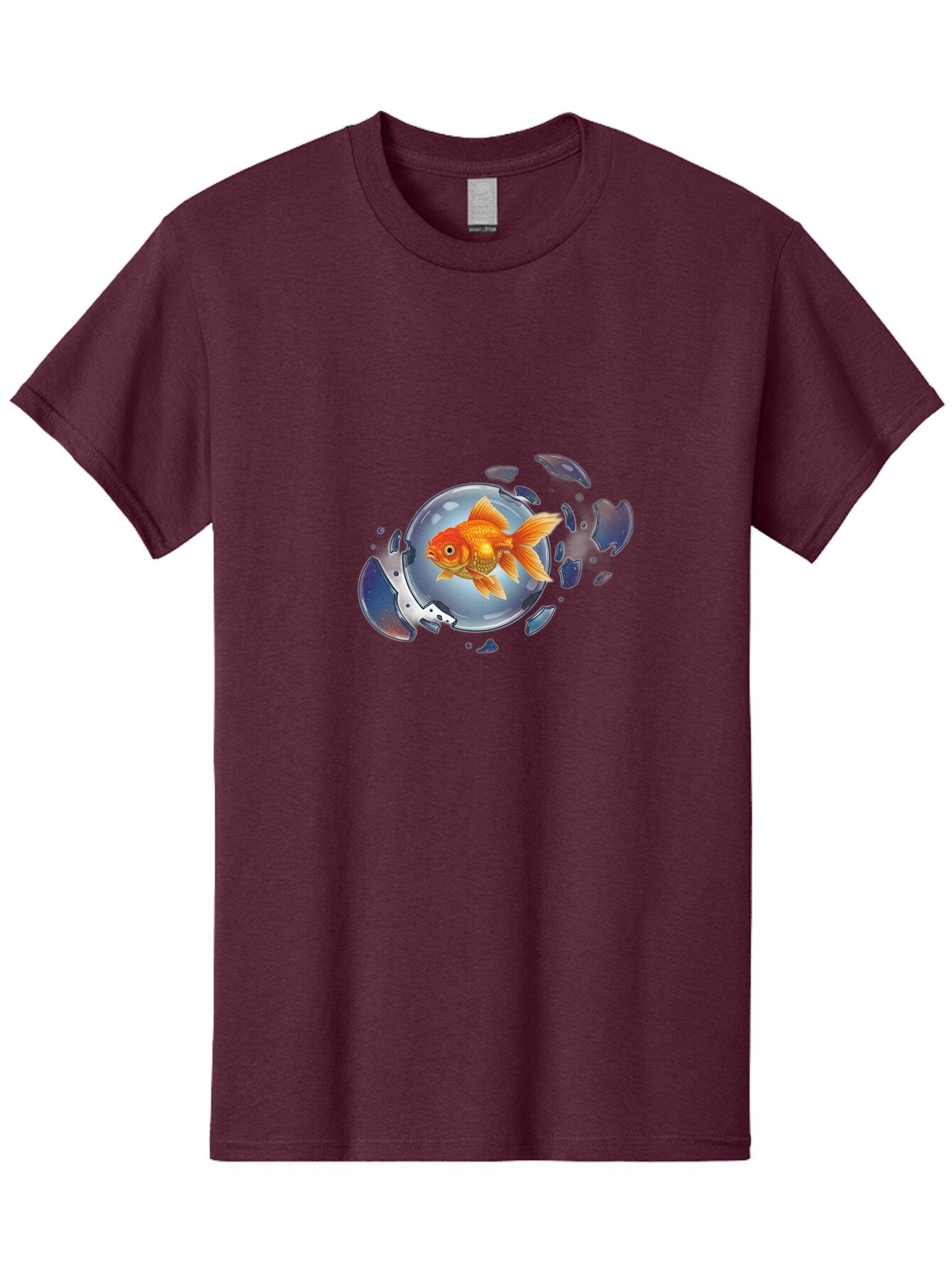 Goldfish-Breaking-Free Men'S Graphic Tee, 100% Cotton, Comfortable Casual Summer Wear, Machine Washable, Vintage Camera, Old Camera, Antique Camera, Black Camera, Classic Photography, Photography Equipment, Nostalgic Device, Film Camera, Bam562 8