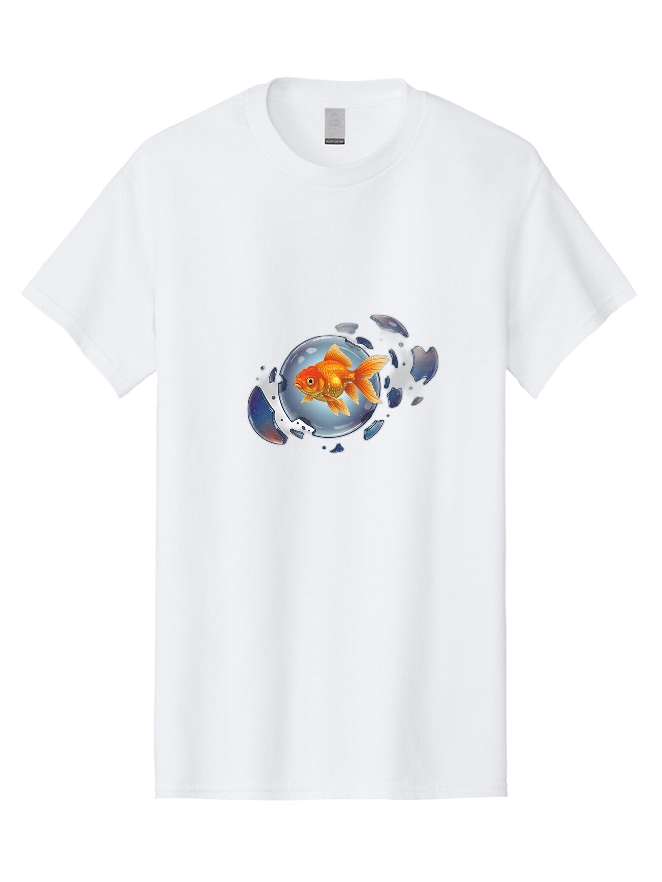 Goldfish-Breaking-Free Men'S Graphic Tee, 100% Cotton, Comfortable Casual Summer Wear, Machine Washable, Vintage Camera, Old Camera, Antique Camera, Black Camera, Classic Photography, Photography Equipment, Nostalgic Device, Film Camera, Bam562