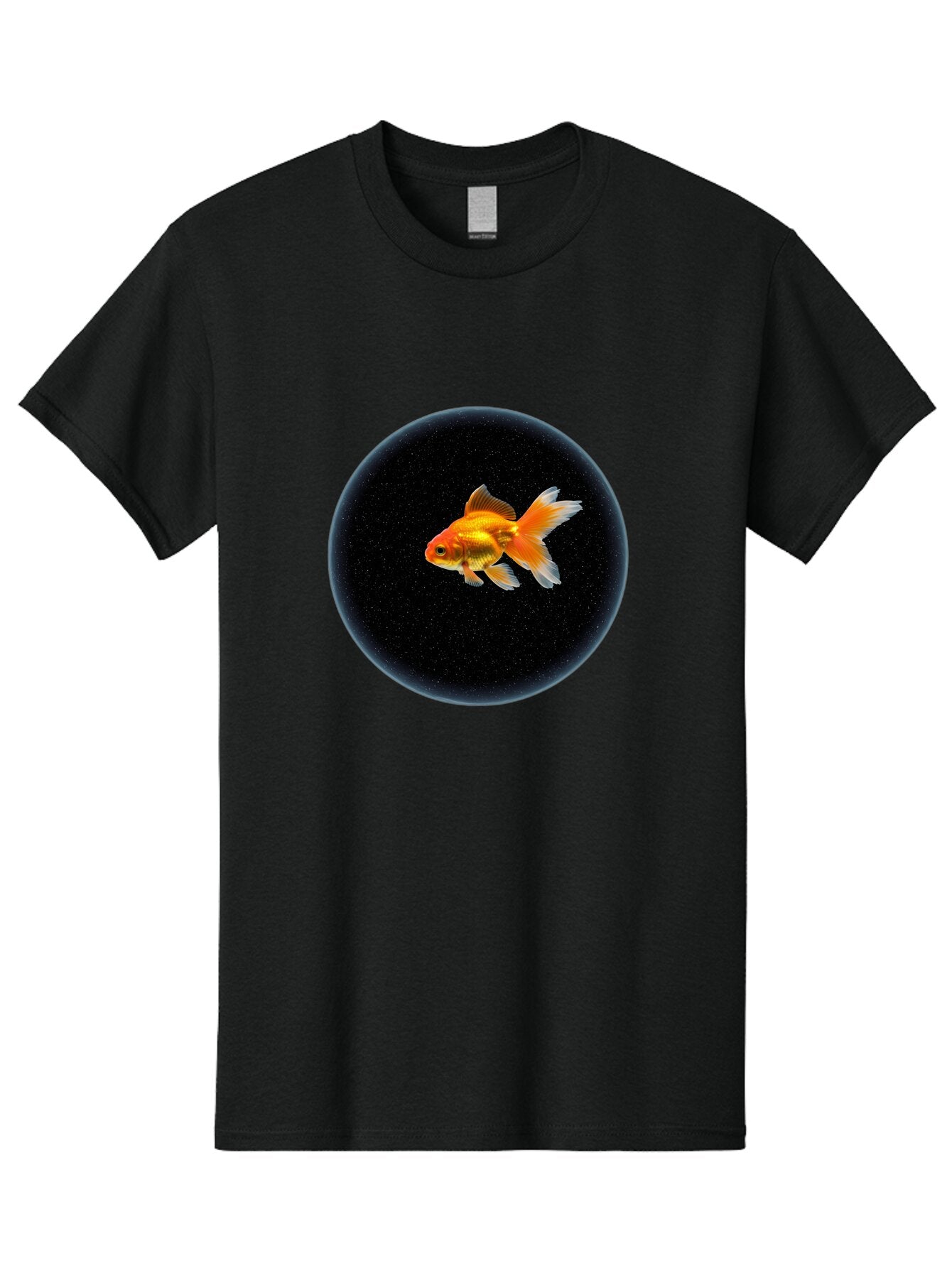 Goldfish-In-Black-Circle Men'S Graphic Tee, 100% Cotton, Comfortable Casual Summer Wear, Machine Washable, Vintage Camera, Old Camera, Antique Camera, Black Camera, Classic Photography, Photography Equipment, Nostalgic Device, Film Camera, Bam563 15