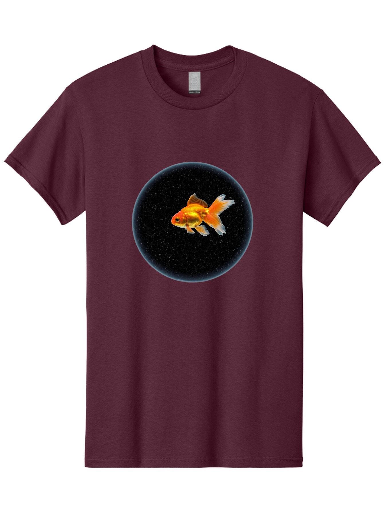 Goldfish-In-Black-Circle Men'S Graphic Tee, 100% Cotton, Comfortable Casual Summer Wear, Machine Washable, Vintage Camera, Old Camera, Antique Camera, Black Camera, Classic Photography, Photography Equipment, Nostalgic Device, Film Camera, Bam563 12