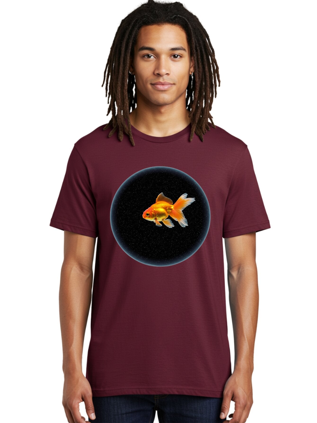 Goldfish-In-Black-Circle Men'S Graphic Tee, 100% Cotton, Comfortable Casual Summer Wear, Machine Washable, Vintage Camera, Old Camera, Antique Camera, Black Camera, Classic Photography, Photography Equipment, Nostalgic Device, Film Camera, Bam563 28