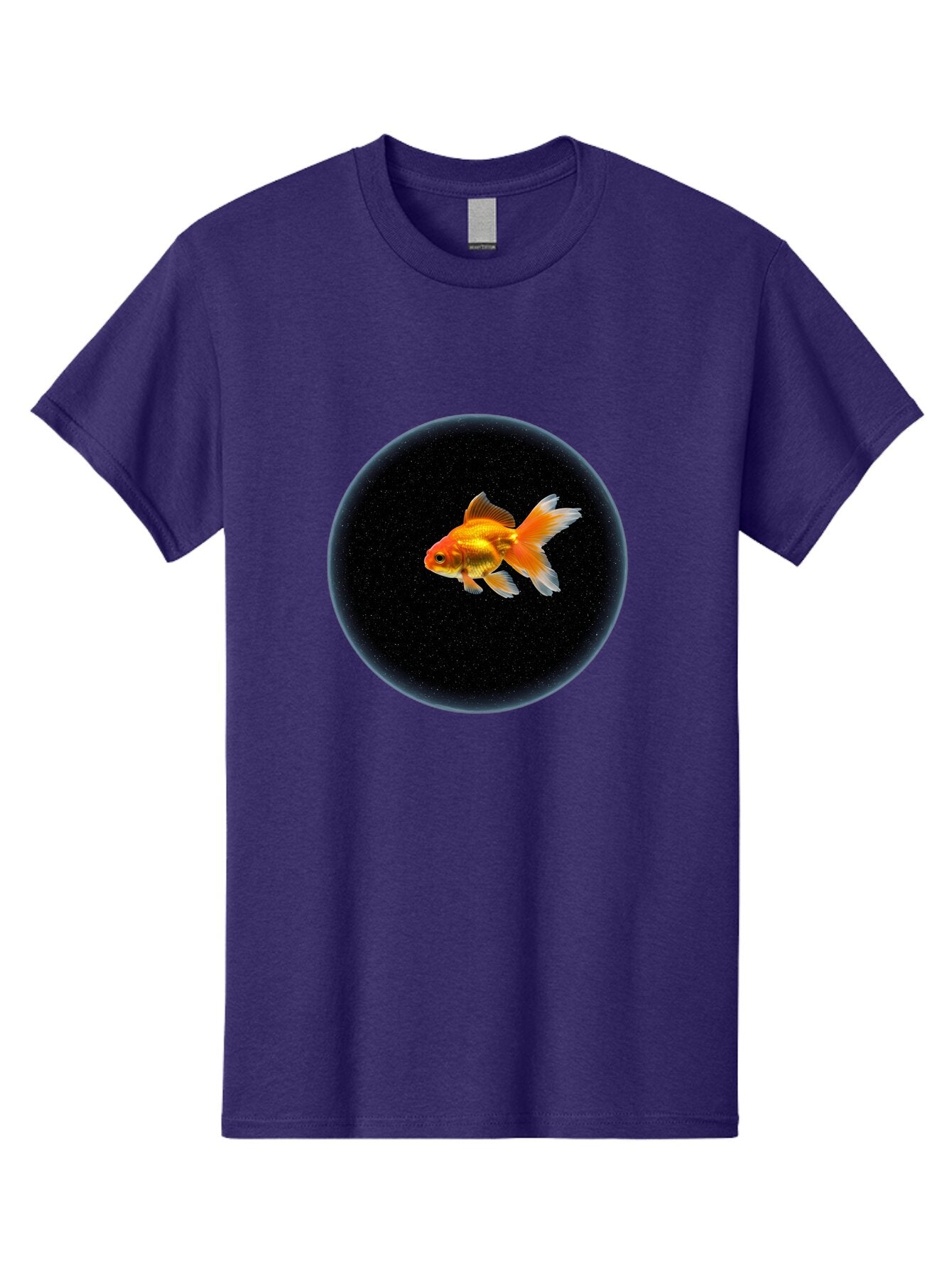 Goldfish-In-Black-Circle Men'S Graphic Tee, 100% Cotton, Comfortable Casual Summer Wear, Machine Washable, Vintage Camera, Old Camera, Antique Camera, Black Camera, Classic Photography, Photography Equipment, Nostalgic Device, Film Camera, Bam563