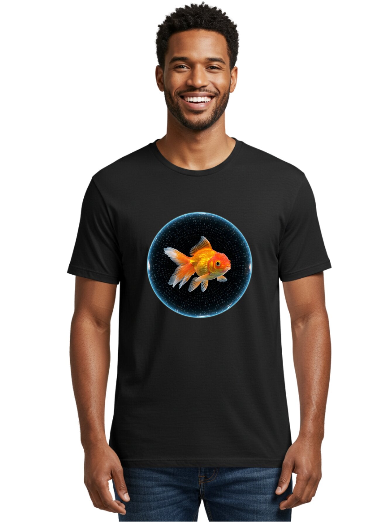 Goldfish-In-Bowl Men'S Graphic Tee, 100% Cotton, Comfortable Casual Summer Wear, Machine Washable, Vintage Camera, Old Camera, Antique Camera, Black Camera, Classic Photography, Photography Equipment, Nostalgic Device, Film Camera, Camera Art Bam564 29