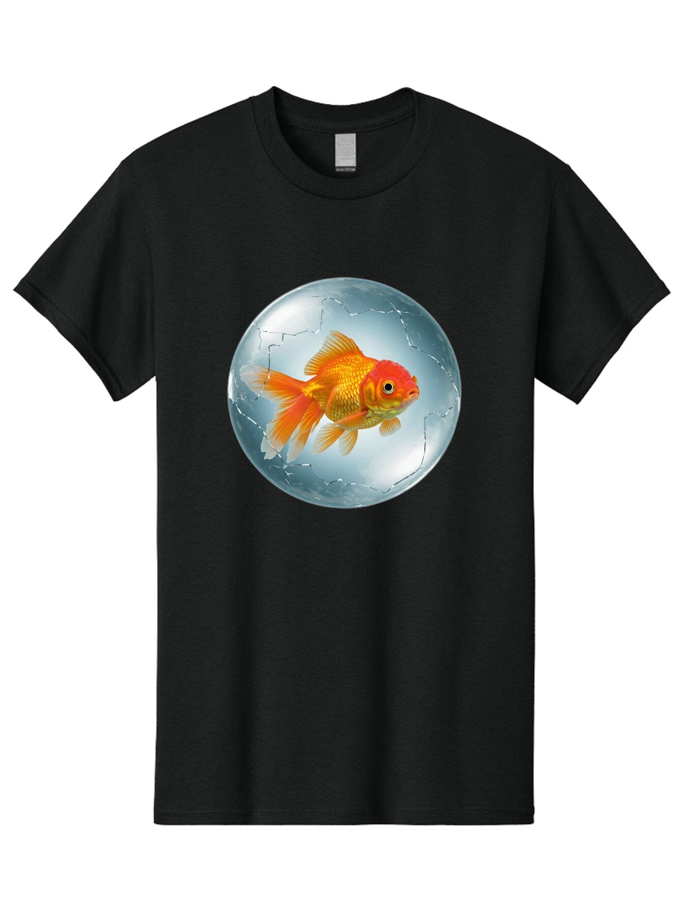 Goldfish-In-Broken-Glass Men'S Graphic Tee, 100% Cotton, Comfortable Casual Summer Wear, Machine Washable, Vintage Camera, Old Camera, Antique Camera, Black Camera, Classic Photography, Photography Equipment, Nostalgic Device, Film Camera, Bam565 12