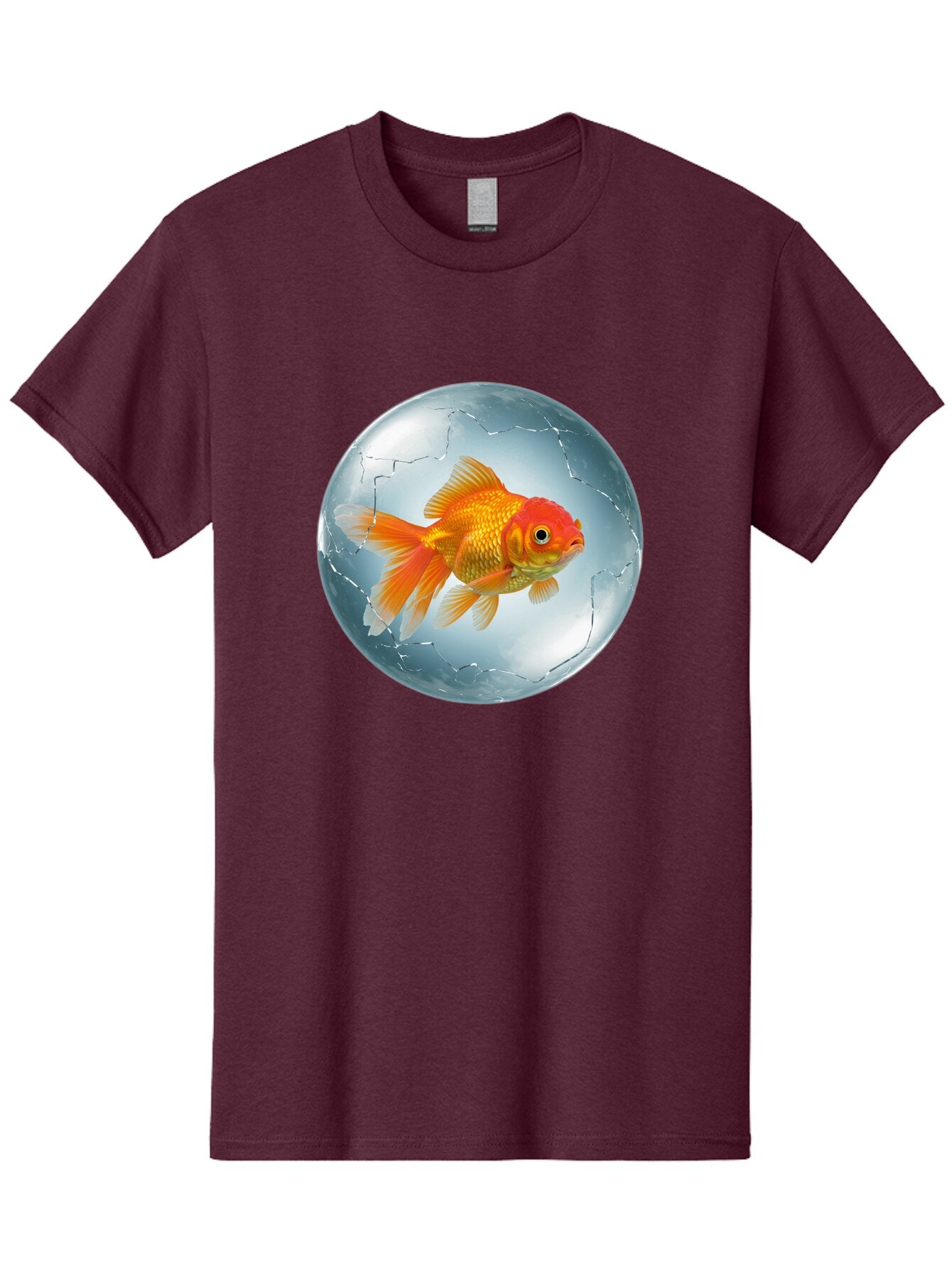 Goldfish-In-Broken-Glass Men'S Graphic Tee, 100% Cotton, Comfortable Casual Summer Wear, Machine Washable, Vintage Camera, Old Camera, Antique Camera, Black Camera, Classic Photography, Photography Equipment, Nostalgic Device, Film Camera, Bam565 9