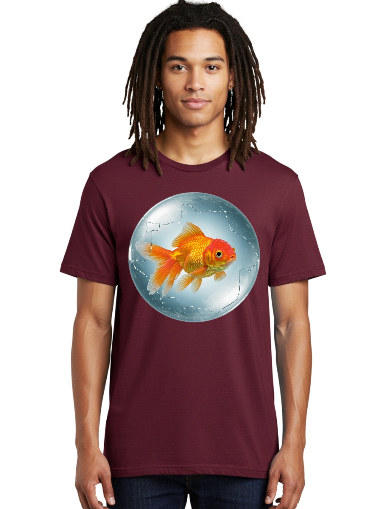 Goldfish-In-Broken-Glass Men'S Graphic Tee, 100% Cotton, Comfortable Casual Summer Wear, Machine Washable, Vintage Camera, Old Camera, Antique Camera, Black Camera, Classic Photography, Photography Equipment, Nostalgic Device, Film Camera, Bam565 26