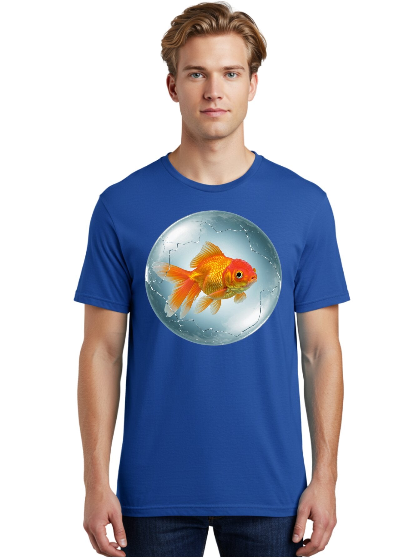 Goldfish-In-Broken-Glass Men'S Graphic Tee, 100% Cotton, Comfortable Casual Summer Wear, Machine Washable, Vintage Camera, Old Camera, Antique Camera, Black Camera, Classic Photography, Photography Equipment, Nostalgic Device, Film Camera, Bam565 16