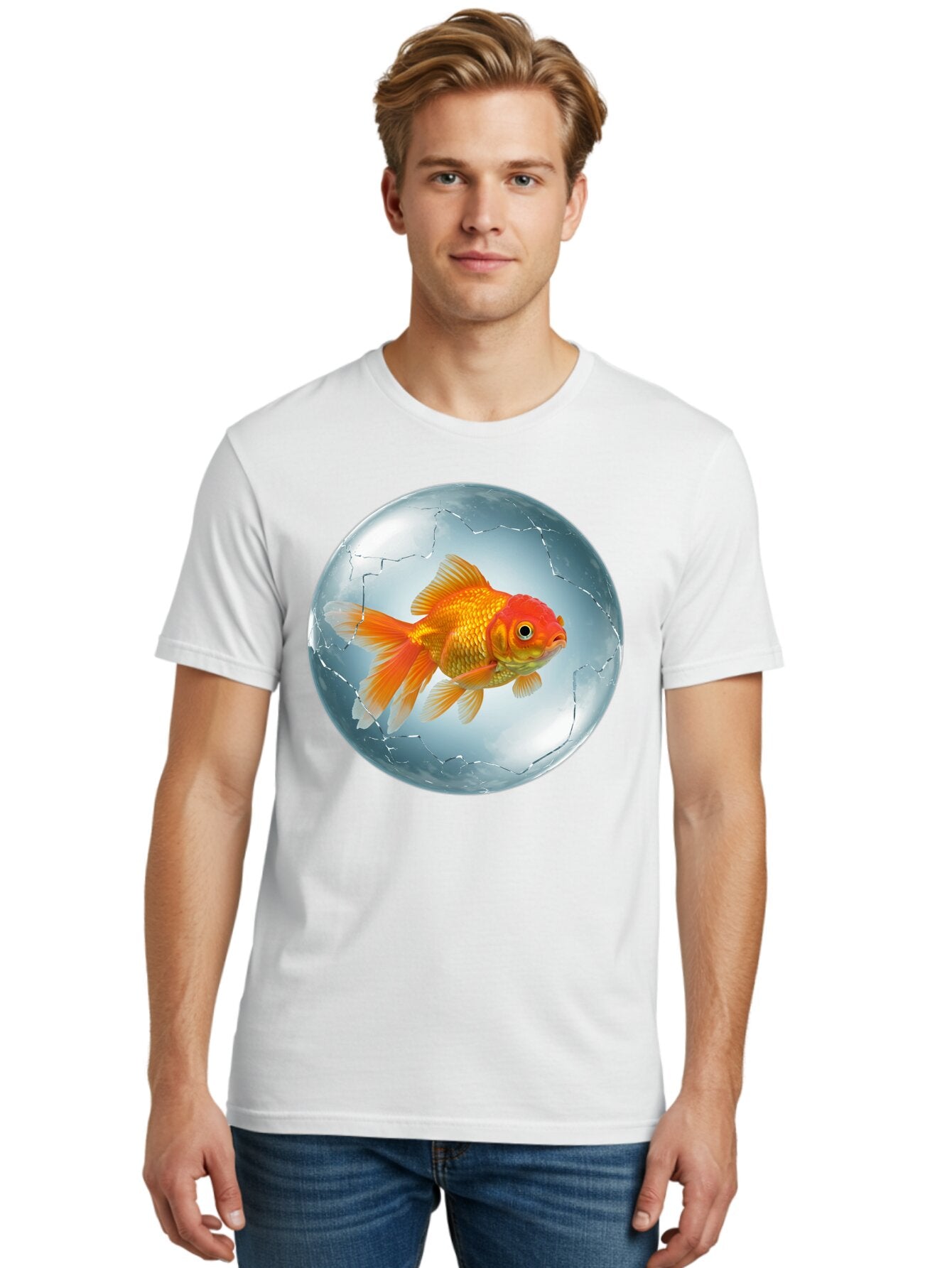 Goldfish-In-Broken-Glass Men'S Graphic Tee, 100% Cotton, Comfortable Casual Summer Wear, Machine Washable, Vintage Camera, Old Camera, Antique Camera, Black Camera, Classic Photography, Photography Equipment, Nostalgic Device, Film Camera, Bam565 29