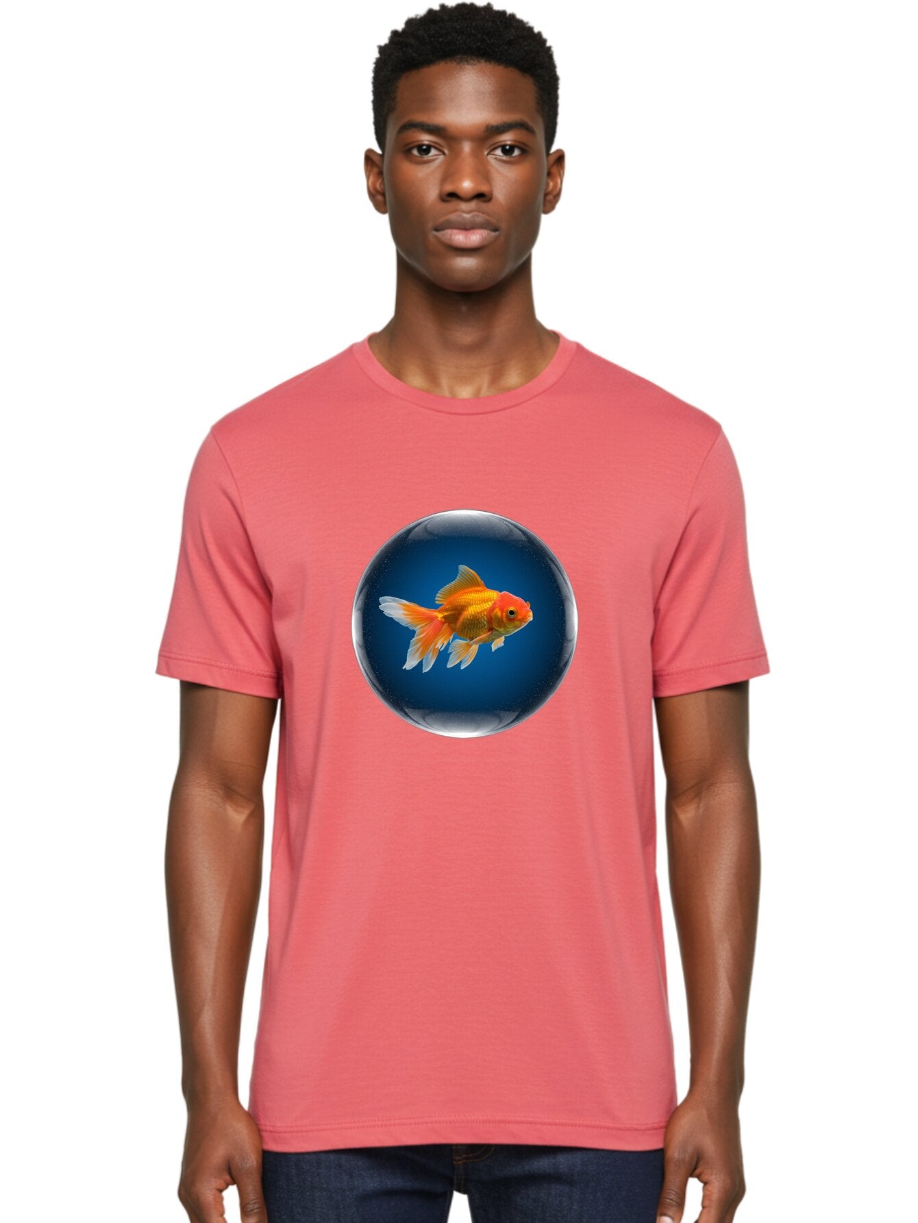 Goldfish-In-Glass-Ball Men'S Graphic Tee, 100% Cotton, Comfortable Casual Summer Wear, Machine Washable, Vintage Camera, Old Camera, Antique Camera, Black Camera, Classic Photography, Photography Equipment, Nostalgic Device, Film Camera, Bam566 28