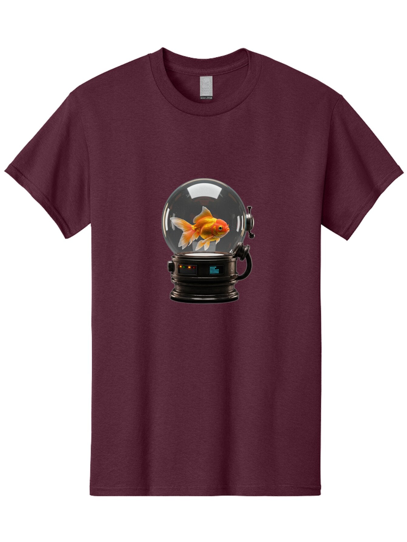 Goldfish-In-Glass-Globe Men'S Graphic Tee, 100% Cotton, Comfortable Casual Summer Wear, Machine Washable, Vintage Camera, Old Camera, Antique Camera, Black Camera, Classic Photography, Photography Equipment, Nostalgic Device, Film Camera, Bam567