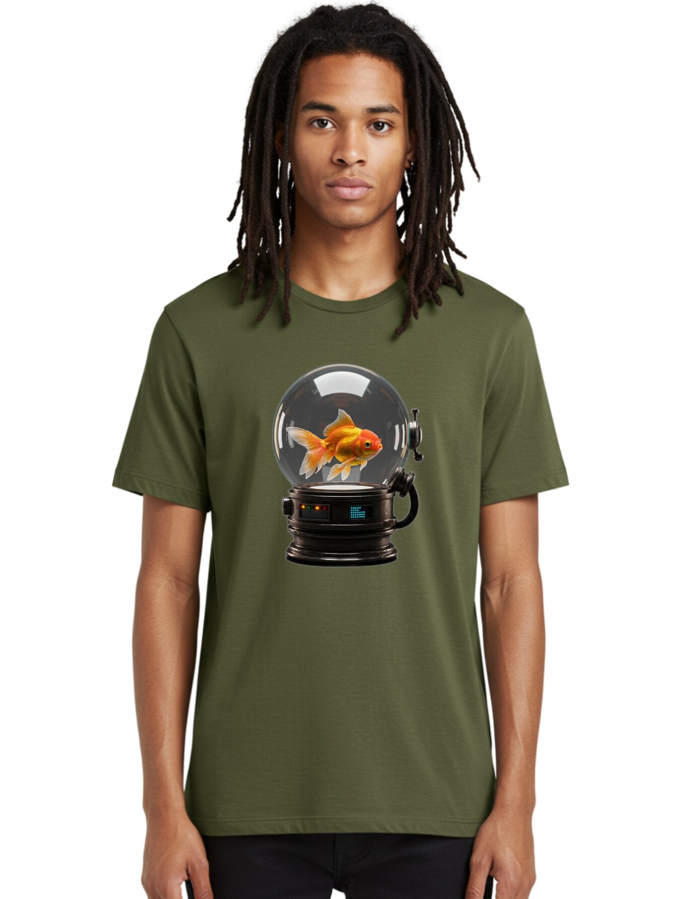 Goldfish-In-Glass-Globe Men'S Graphic Tee, 100% Cotton, Comfortable Casual Summer Wear, Machine Washable, Vintage Camera, Old Camera, Antique Camera, Black Camera, Classic Photography, Photography Equipment, Nostalgic Device, Film Camera, Bam567 22