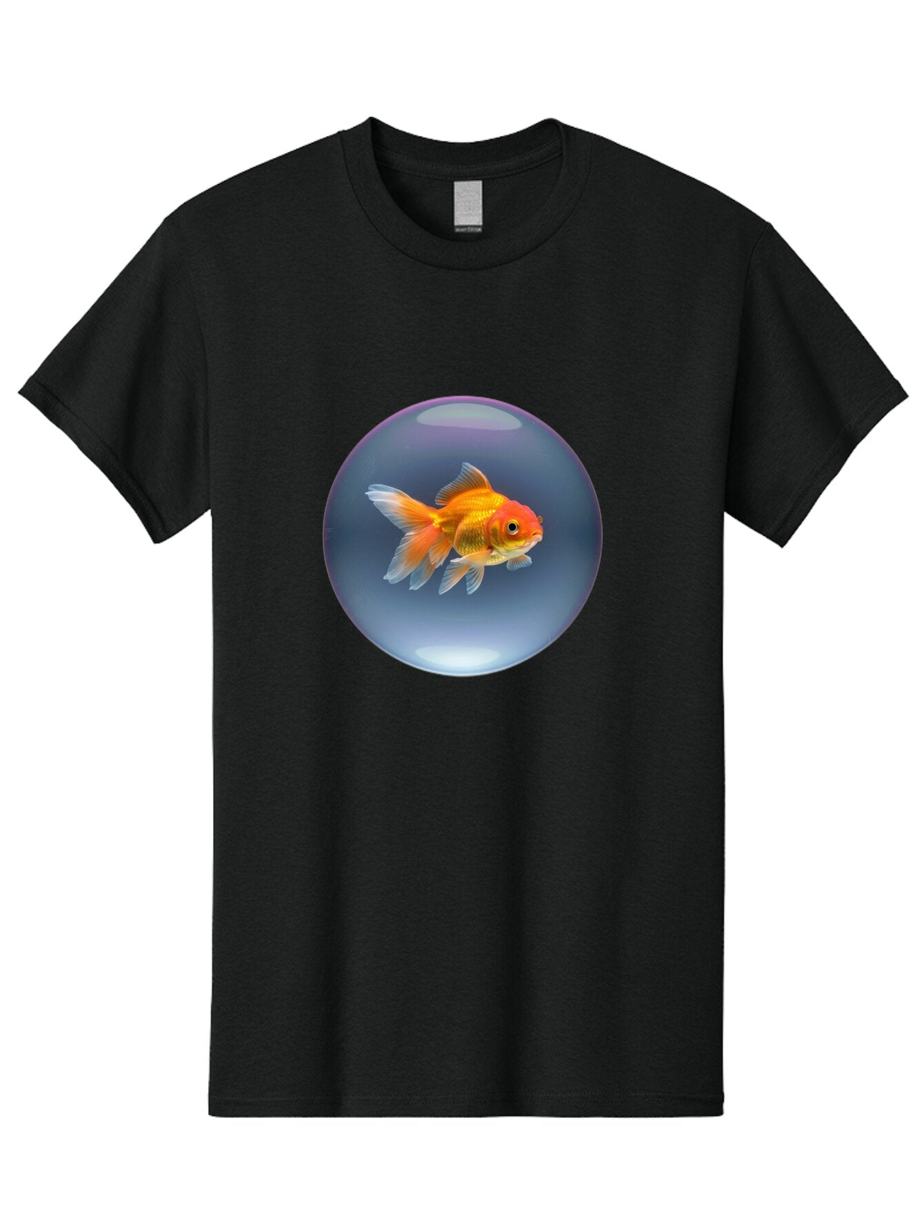 Goldfish-In-Glass-Orb Men'S Graphic Tee, 100% Cotton, Comfortable Casual Summer Wear, Machine Washable, Vintage Camera, Old Camera, Antique Camera, Black Camera, Classic Photography, Photography Equipment, Nostalgic Device, Film Camera, Bam568 6