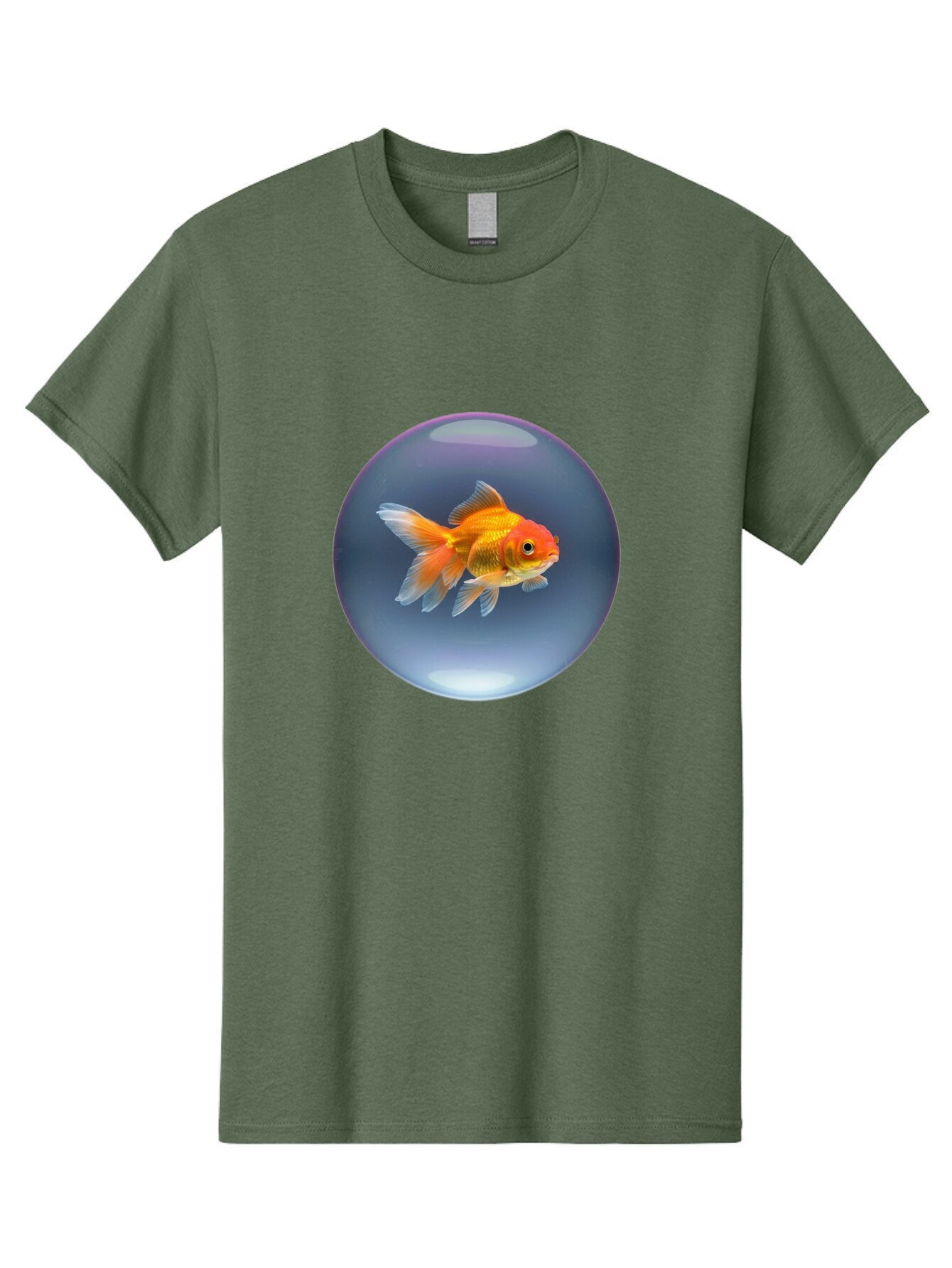 Goldfish-In-Glass-Orb Men'S Graphic Tee, 100% Cotton, Comfortable Casual Summer Wear, Machine Washable, Vintage Camera, Old Camera, Antique Camera, Black Camera, Classic Photography, Photography Equipment, Nostalgic Device, Film Camera, Bam568 5
