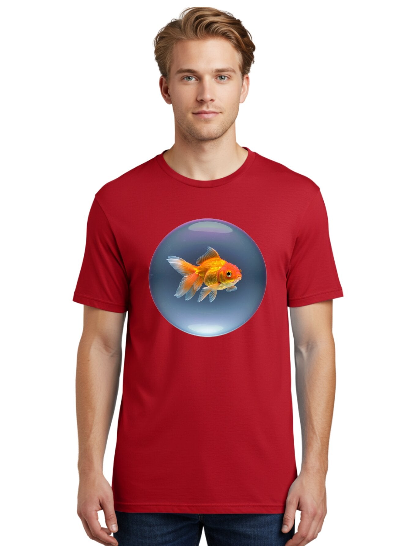 Goldfish-In-Glass-Orb Men'S Graphic Tee, 100% Cotton, Comfortable Casual Summer Wear, Machine Washable, Vintage Camera, Old Camera, Antique Camera, Black Camera, Classic Photography, Photography Equipment, Nostalgic Device, Film Camera, Bam568 19