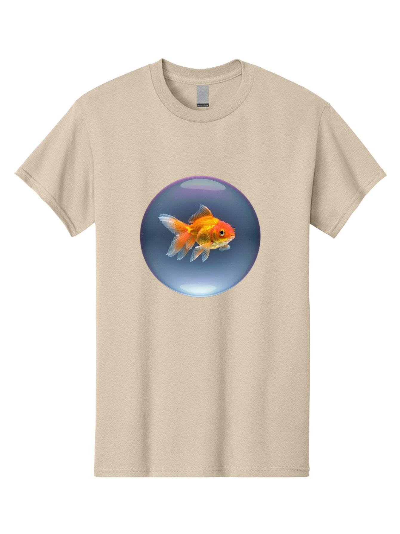 Goldfish-In-Glass-Orb Men'S Graphic Tee, 100% Cotton, Comfortable Casual Summer Wear, Machine Washable, Vintage Camera, Old Camera, Antique Camera, Black Camera, Classic Photography, Photography Equipment, Nostalgic Device, Film Camera, Bam568 3