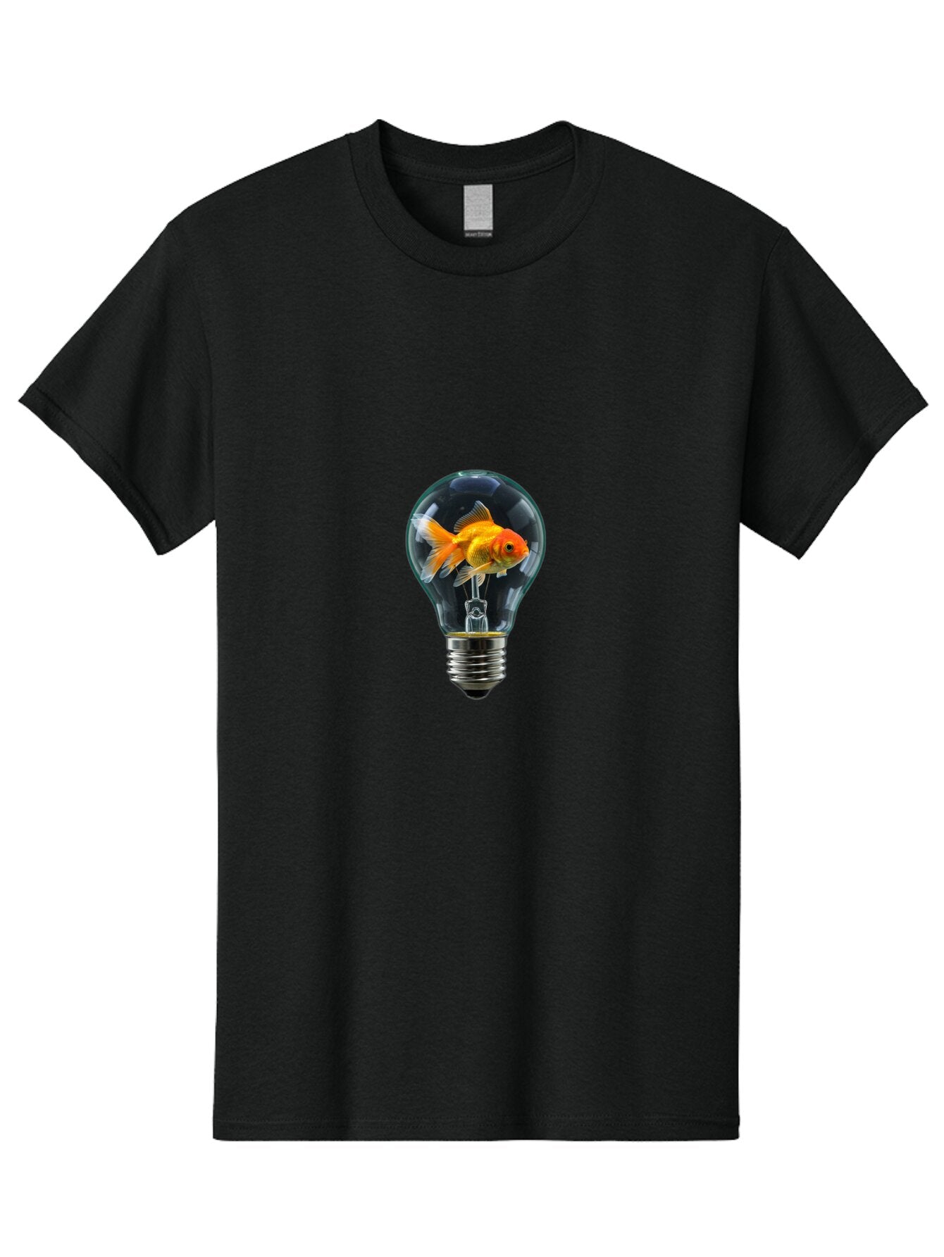 Goldfish-In-Lightbulb Men'S Graphic Tee, 100% Cotton, Comfortable Casual Summer Wear, Machine Washable, Vintage Camera, Old Camera, Antique Camera, Black Camera, Classic Photography, Photography Equipment, Nostalgic Device, Film Camera, Bam569 5