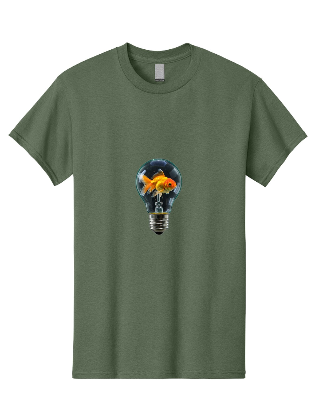 Goldfish-In-Lightbulb Men'S Graphic Tee, 100% Cotton, Comfortable Casual Summer Wear, Machine Washable, Vintage Camera, Old Camera, Antique Camera, Black Camera, Classic Photography, Photography Equipment, Nostalgic Device, Film Camera, Bam569 4