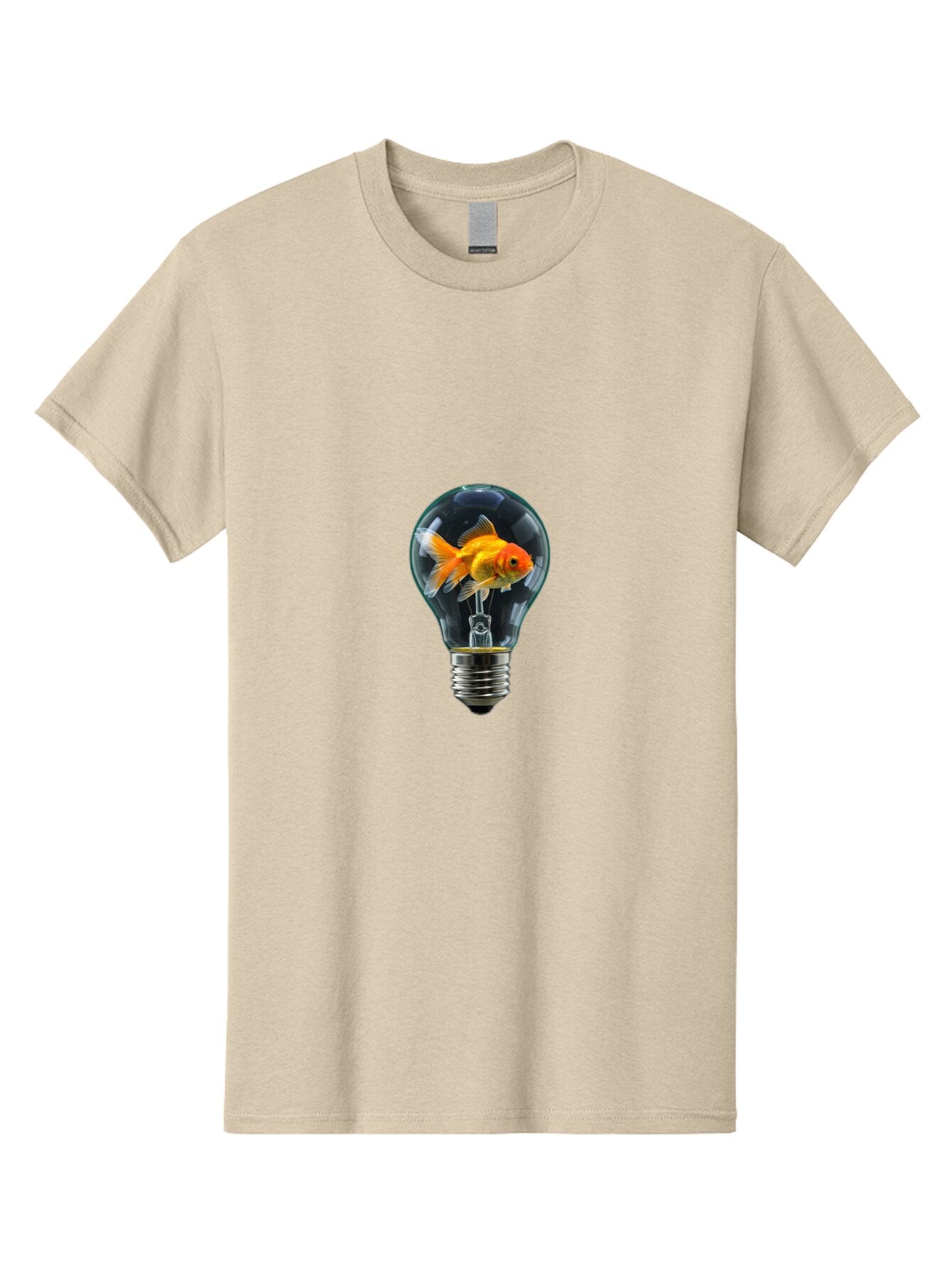 Goldfish-In-Lightbulb Men'S Graphic Tee, 100% Cotton, Comfortable Casual Summer Wear, Machine Washable, Vintage Camera, Old Camera, Antique Camera, Black Camera, Classic Photography, Photography Equipment, Nostalgic Device, Film Camera, Bam569