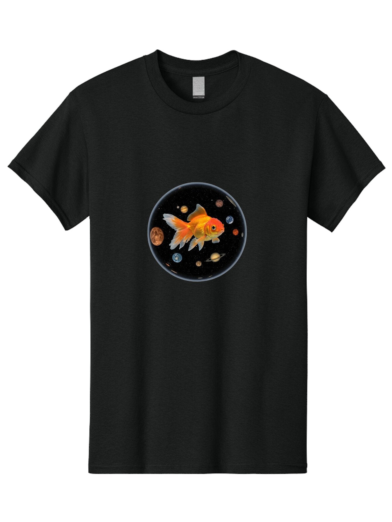 Goldfish-In-Space Men'S Graphic Tee, 100% Cotton, Comfortable Casual Summer Wear, Machine Washable, Vintage Camera, Old Camera, Antique Camera, Black Camera, Classic Photography, Photography Equipment, Nostalgic Device, Film Camera, Camera Art Bam570 14
