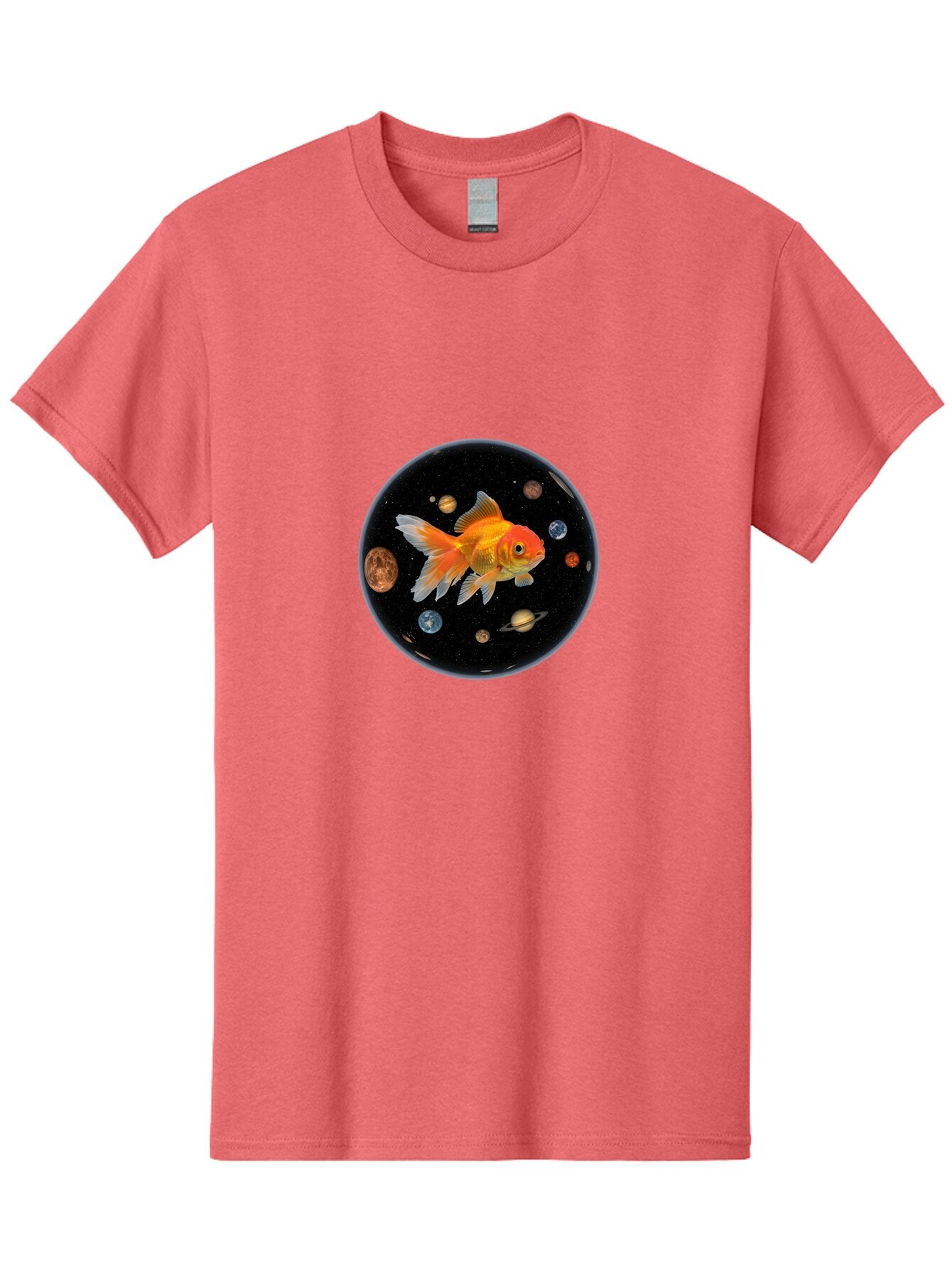 Goldfish-In-Space Men'S Graphic Tee, 100% Cotton, Comfortable Casual Summer Wear, Machine Washable, Vintage Camera, Old Camera, Antique Camera, Black Camera, Classic Photography, Photography Equipment, Nostalgic Device, Film Camera, Camera Art Bam570