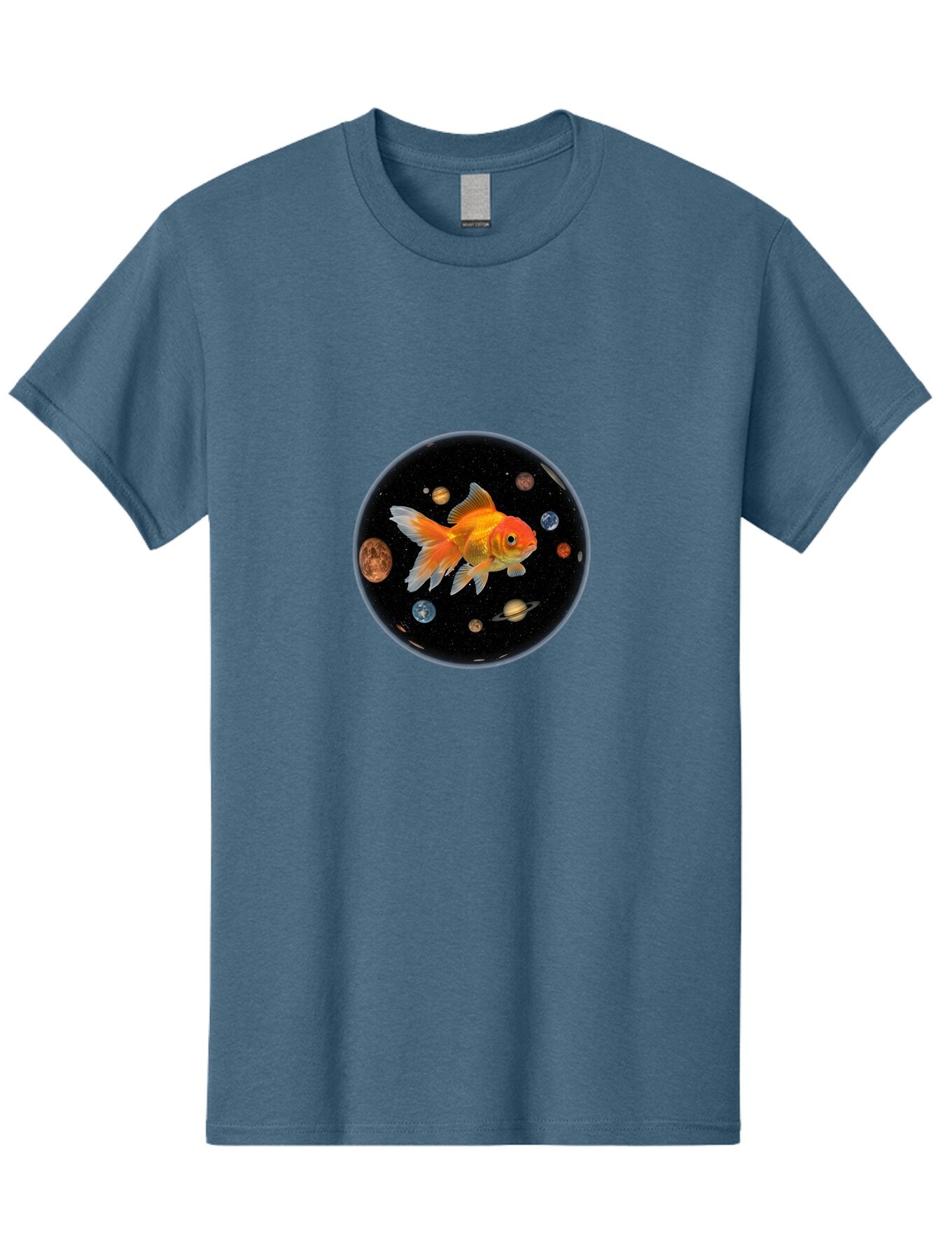 Goldfish-In-Space Men'S Graphic Tee, 100% Cotton, Comfortable Casual Summer Wear, Machine Washable, Vintage Camera, Old Camera, Antique Camera, Black Camera, Classic Photography, Photography Equipment, Nostalgic Device, Film Camera, Camera Art Bam570 15
