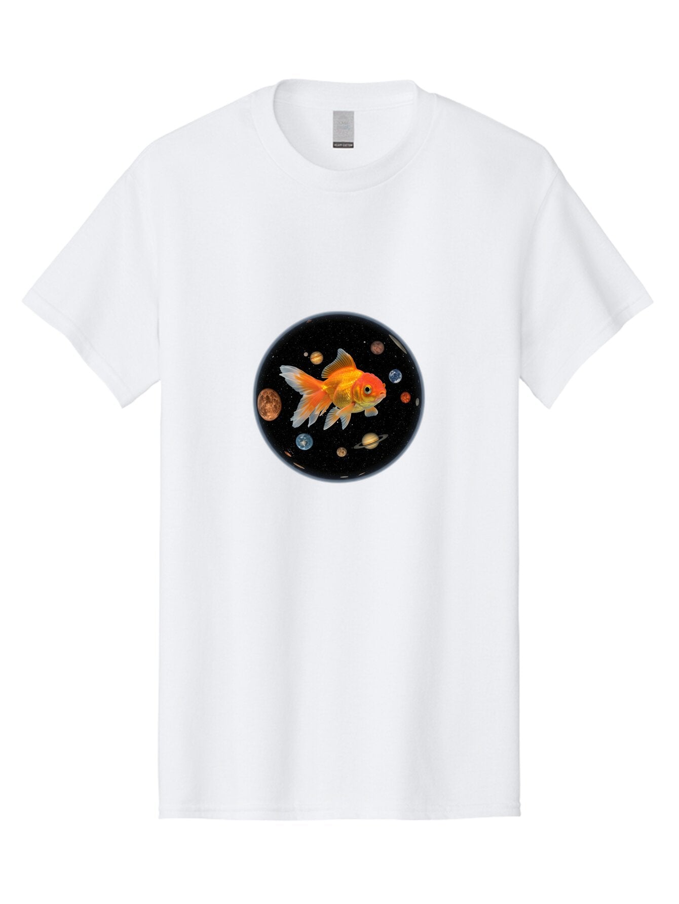 Goldfish-In-Space Men'S Graphic Tee, 100% Cotton, Comfortable Casual Summer Wear, Machine Washable, Vintage Camera, Old Camera, Antique Camera, Black Camera, Classic Photography, Photography Equipment, Nostalgic Device, Film Camera, Camera Art Bam570 12