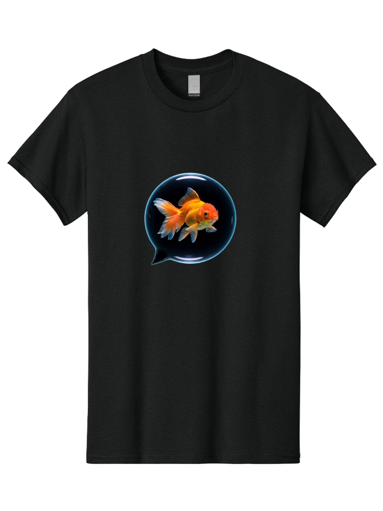 Goldfish-In-Speech-Bubble Men'S Graphic Tee, 100% Cotton, Comfortable Casual Summer Wear, Machine Washable, Vintage Camera, Old Camera, Antique Camera, Black Camera, Classic Photography, Photography Equipment, Nostalgic Device, Film Camera, Bam571 13