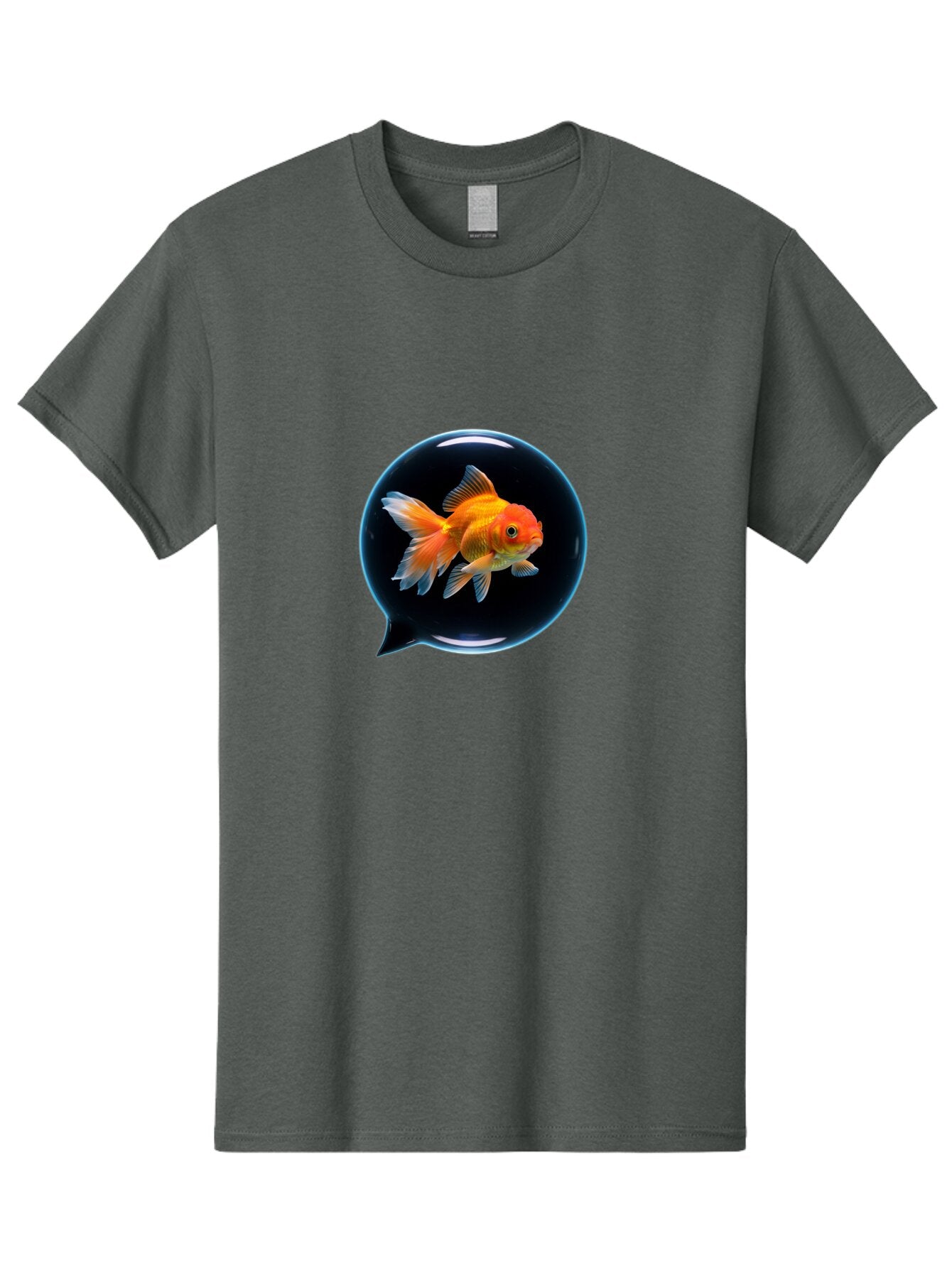 Goldfish-In-Speech-Bubble Men'S Graphic Tee, 100% Cotton, Comfortable Casual Summer Wear, Machine Washable, Vintage Camera, Old Camera, Antique Camera, Black Camera, Classic Photography, Photography Equipment, Nostalgic Device, Film Camera, Bam571