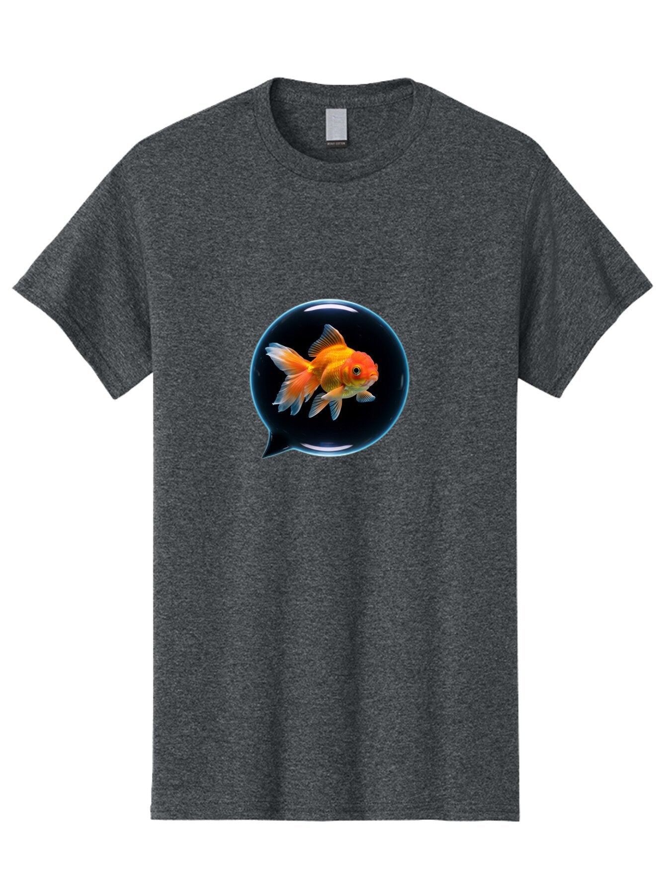 Goldfish-In-Speech-Bubble Men'S Graphic Tee, 100% Cotton, Comfortable Casual Summer Wear, Machine Washable, Vintage Camera, Old Camera, Antique Camera, Black Camera, Classic Photography, Photography Equipment, Nostalgic Device, Film Camera, Bam571 7